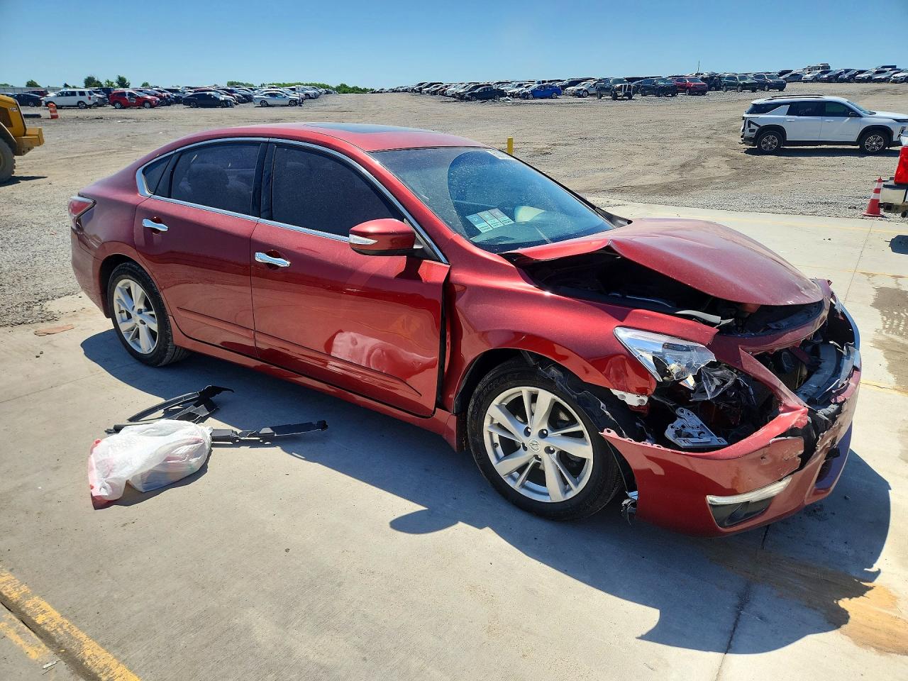 2015 Nissan Altima 2.5 Sl Red vin: 1N4AL3AP6FN355362
