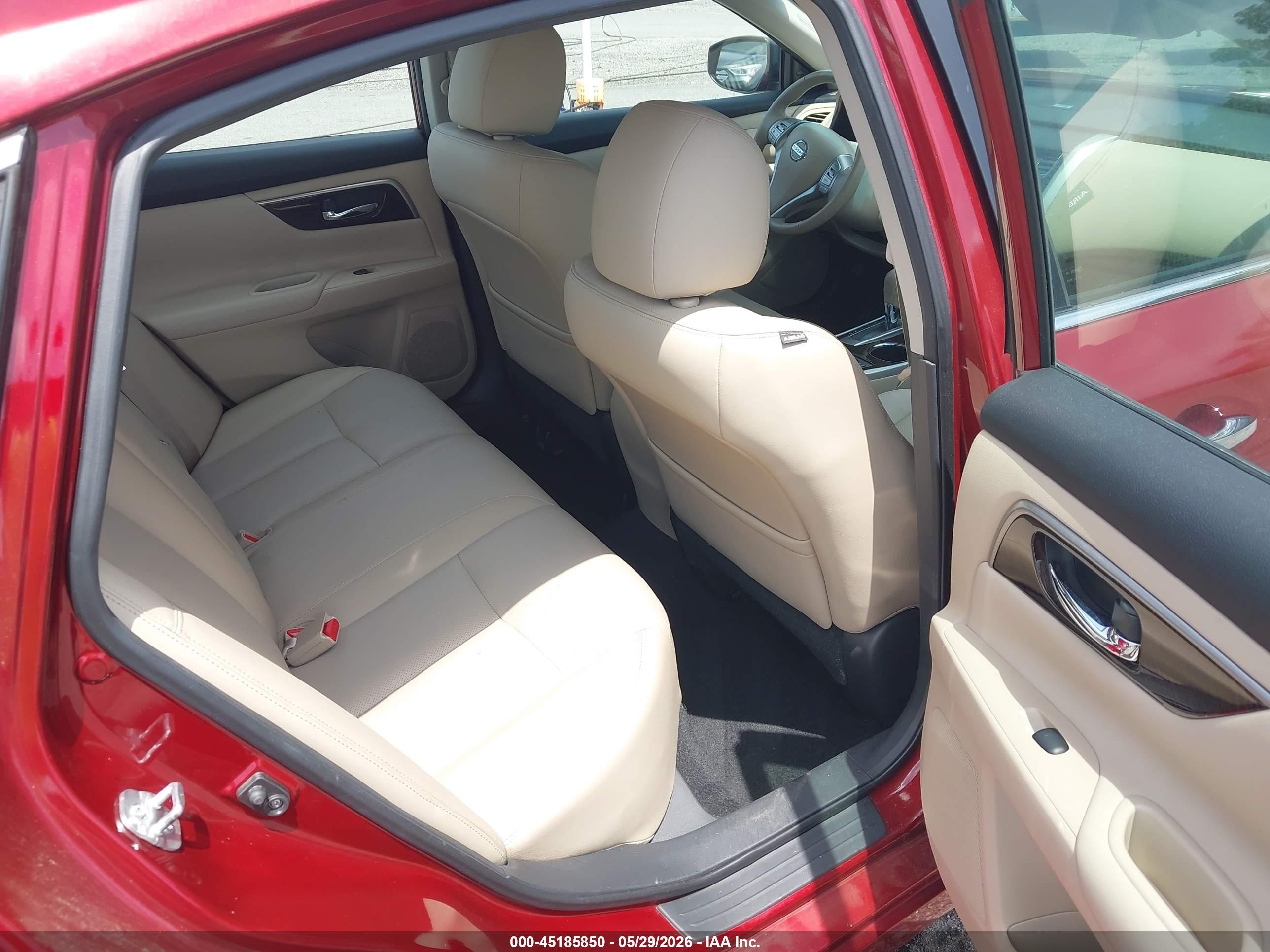 2015 Nissan Altima 2.5 Sl Red vin: 1N4AL3AP6FN357029