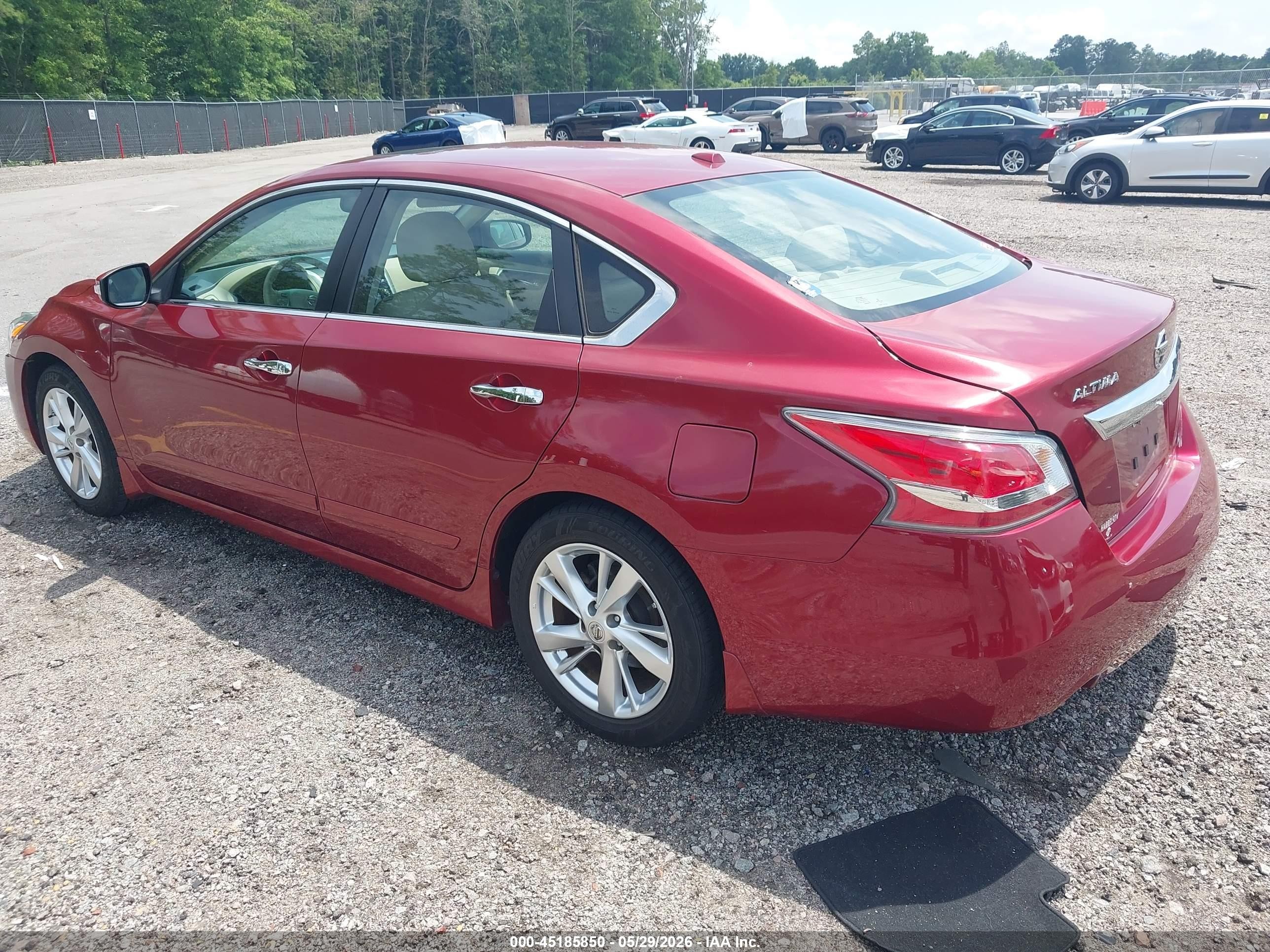 2015 Nissan Altima 2.5 Sl Red vin: 1N4AL3AP6FN357029