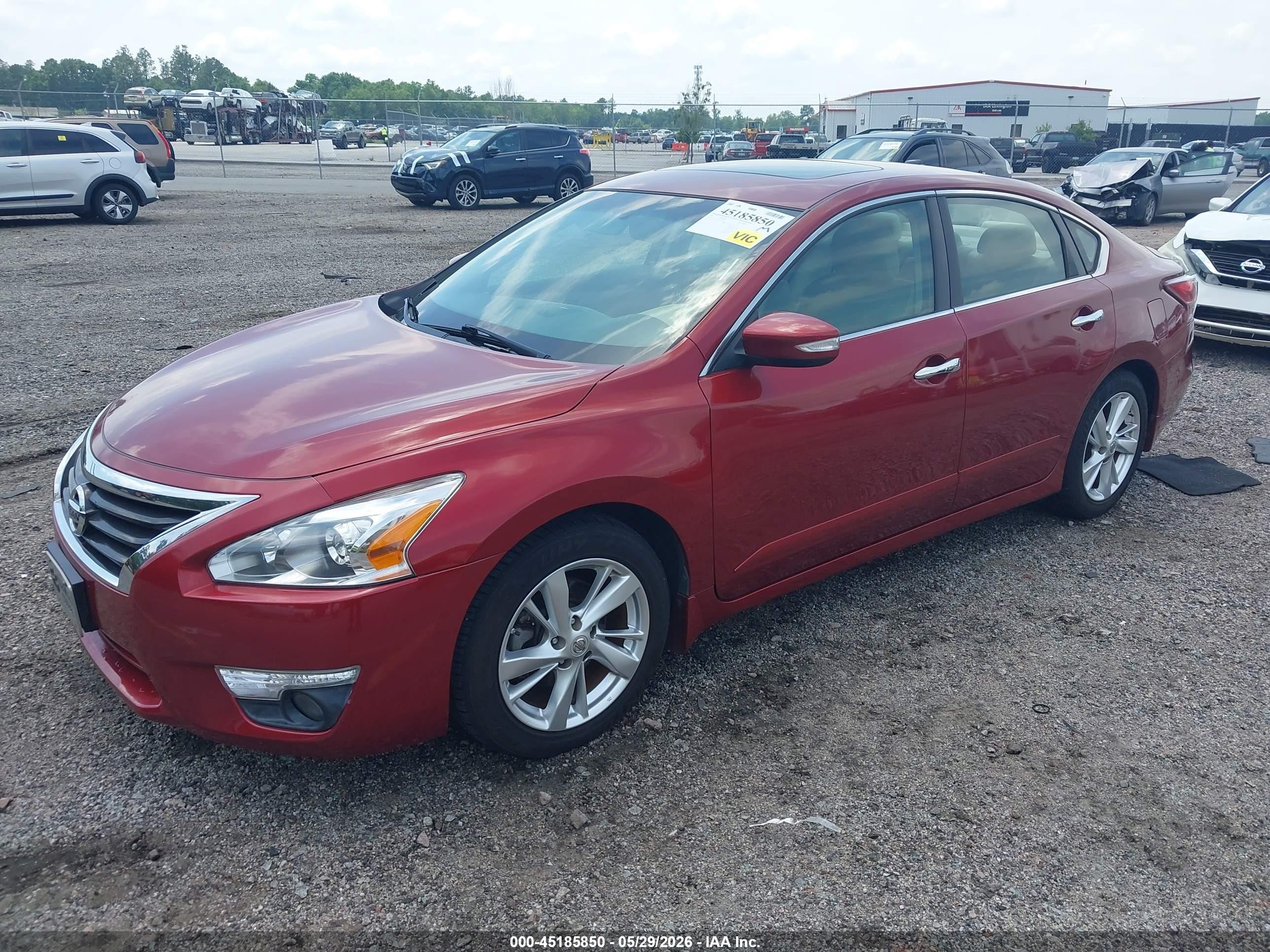 2015 Nissan Altima 2.5 Sl Red vin: 1N4AL3AP6FN357029