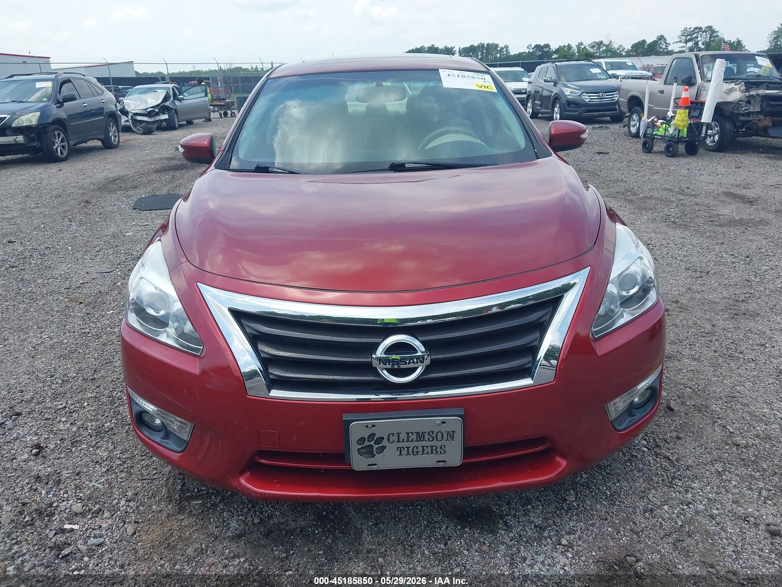 2015 Nissan Altima 2.5 Sl Red vin: 1N4AL3AP6FN357029