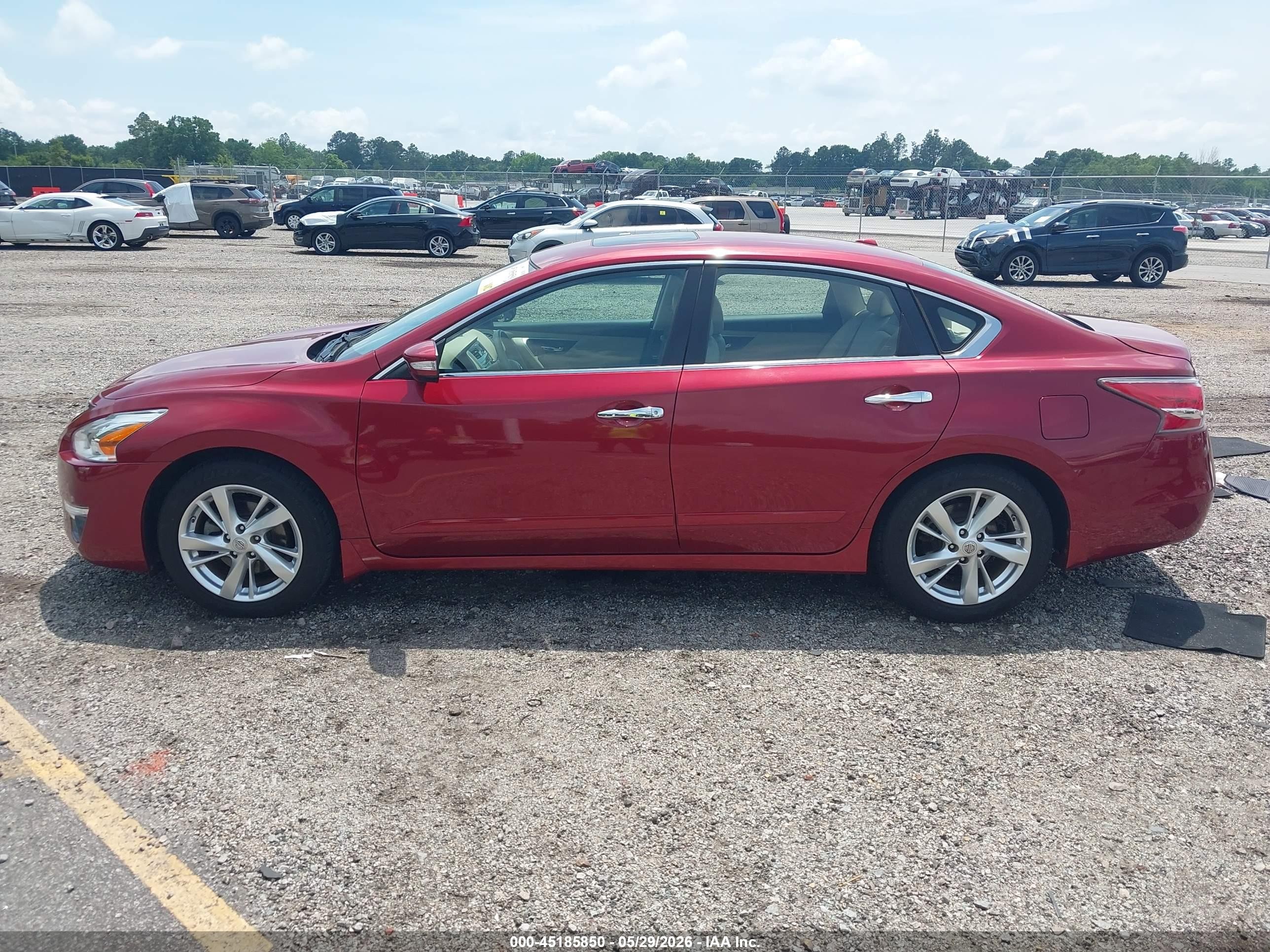 2015 Nissan Altima 2.5 Sl Red vin: 1N4AL3AP6FN357029