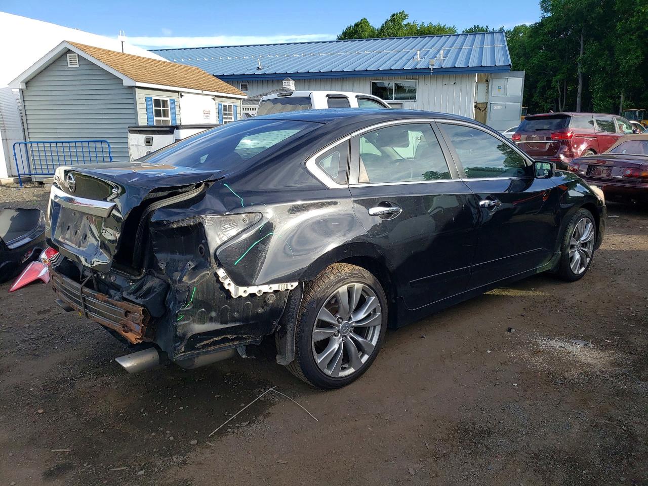 2015 Nissan Altima 2.5 S Black vin: 1N4AL3AP6FN357063