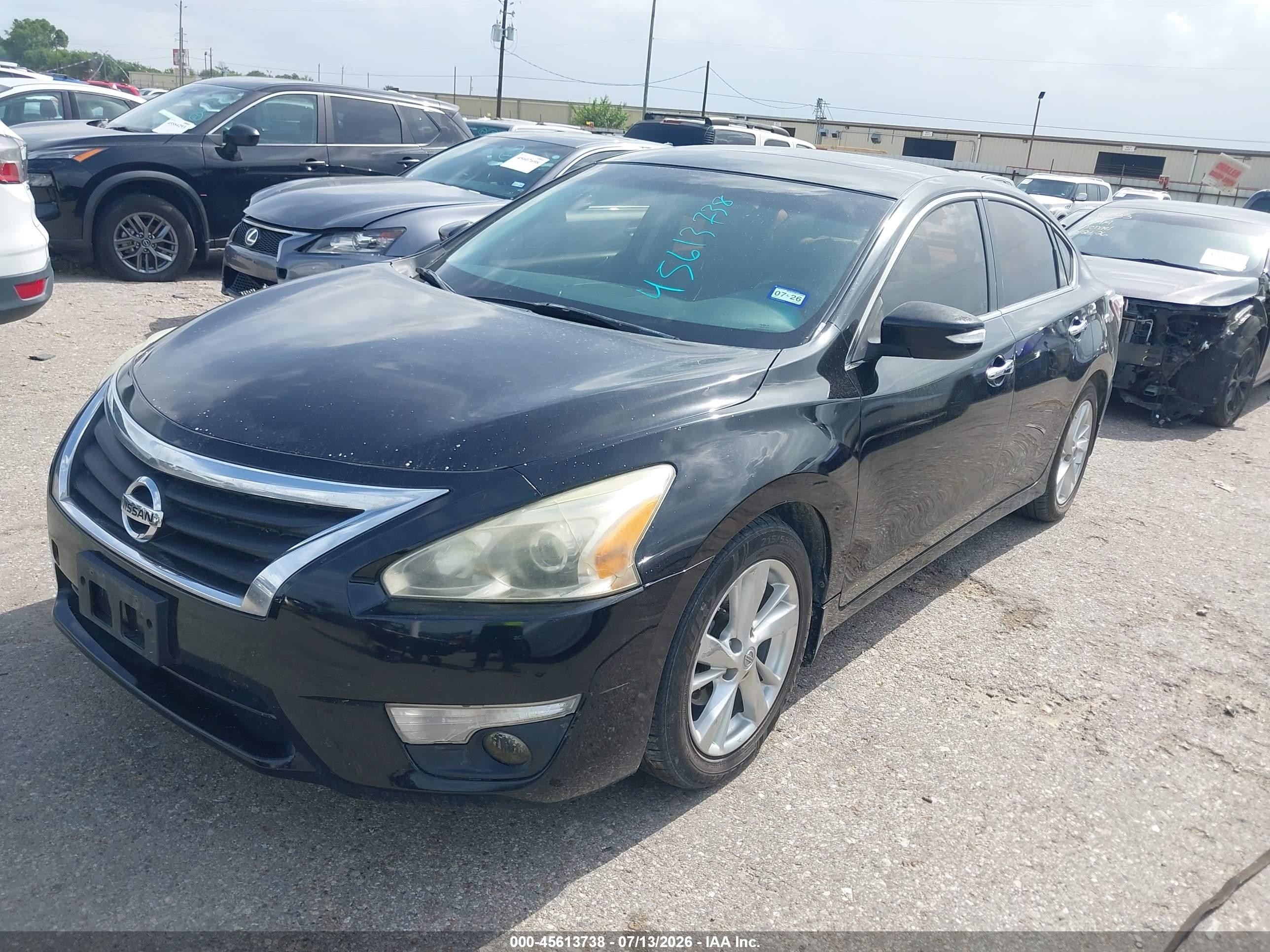 2015 Nissan Altima 2.5 Sl Black vin: 1N4AL3AP6FN369469