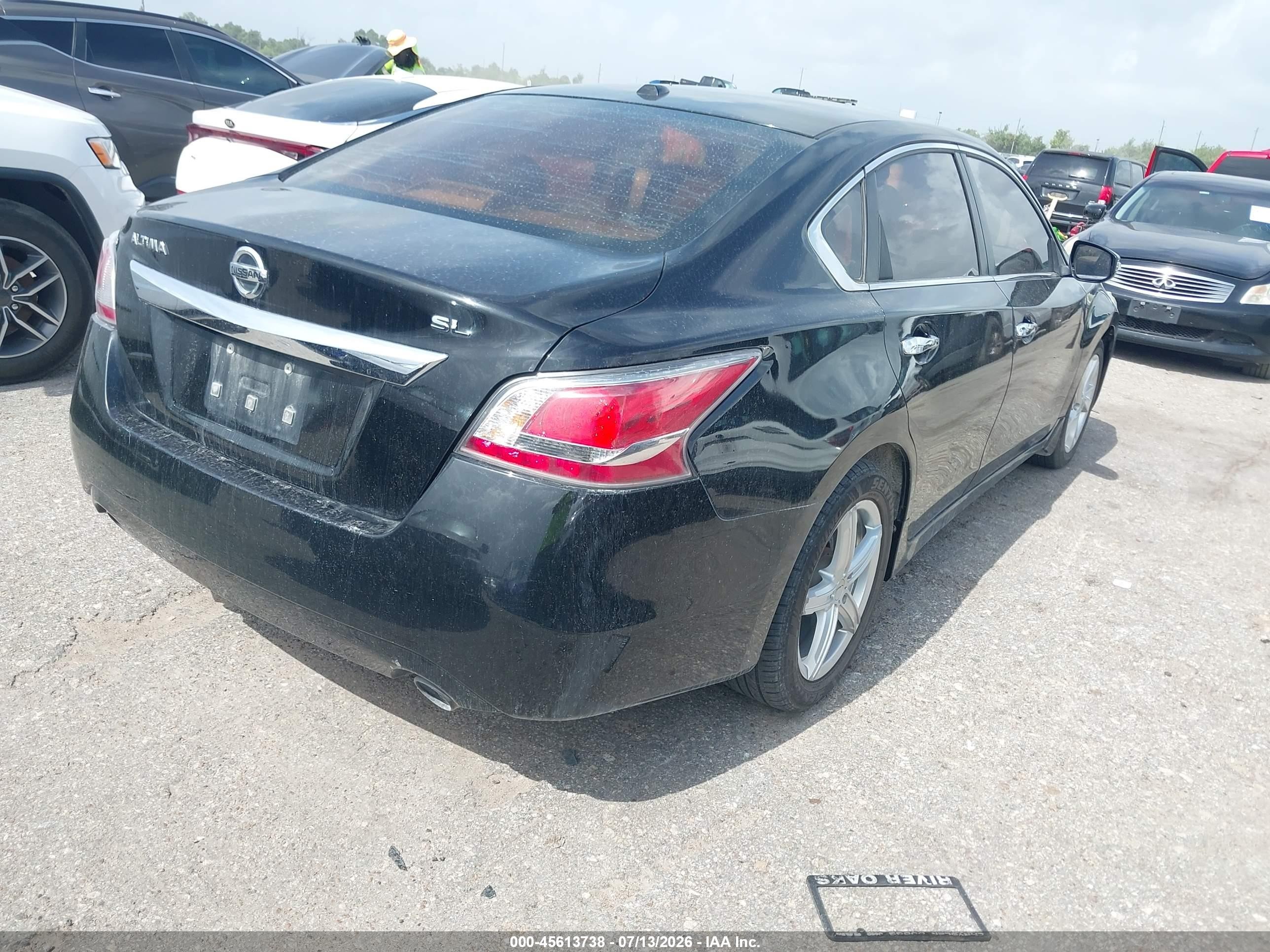 2015 Nissan Altima 2.5 Sl Black vin: 1N4AL3AP6FN369469