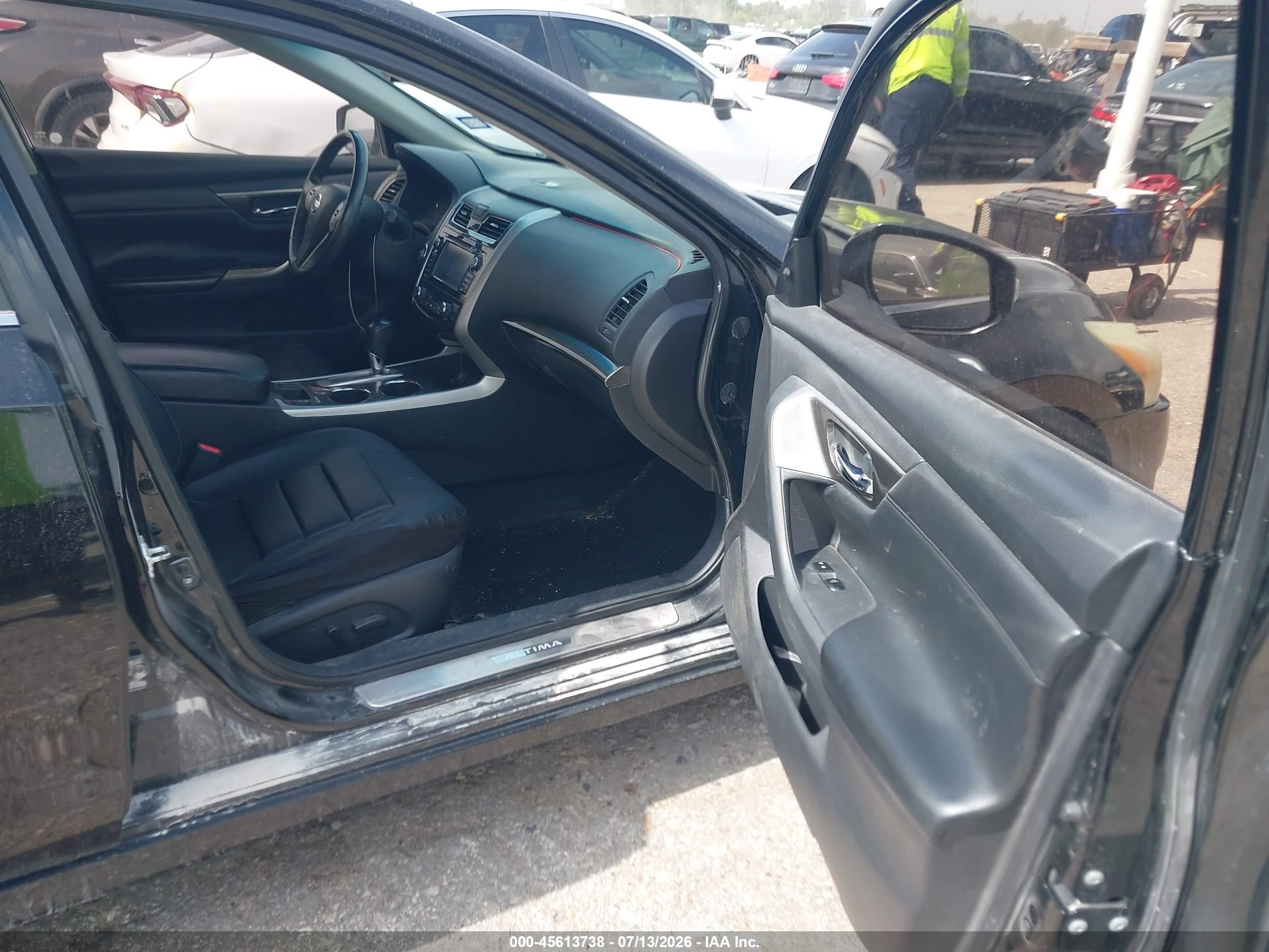 2015 Nissan Altima 2.5 Sl Black vin: 1N4AL3AP6FN369469