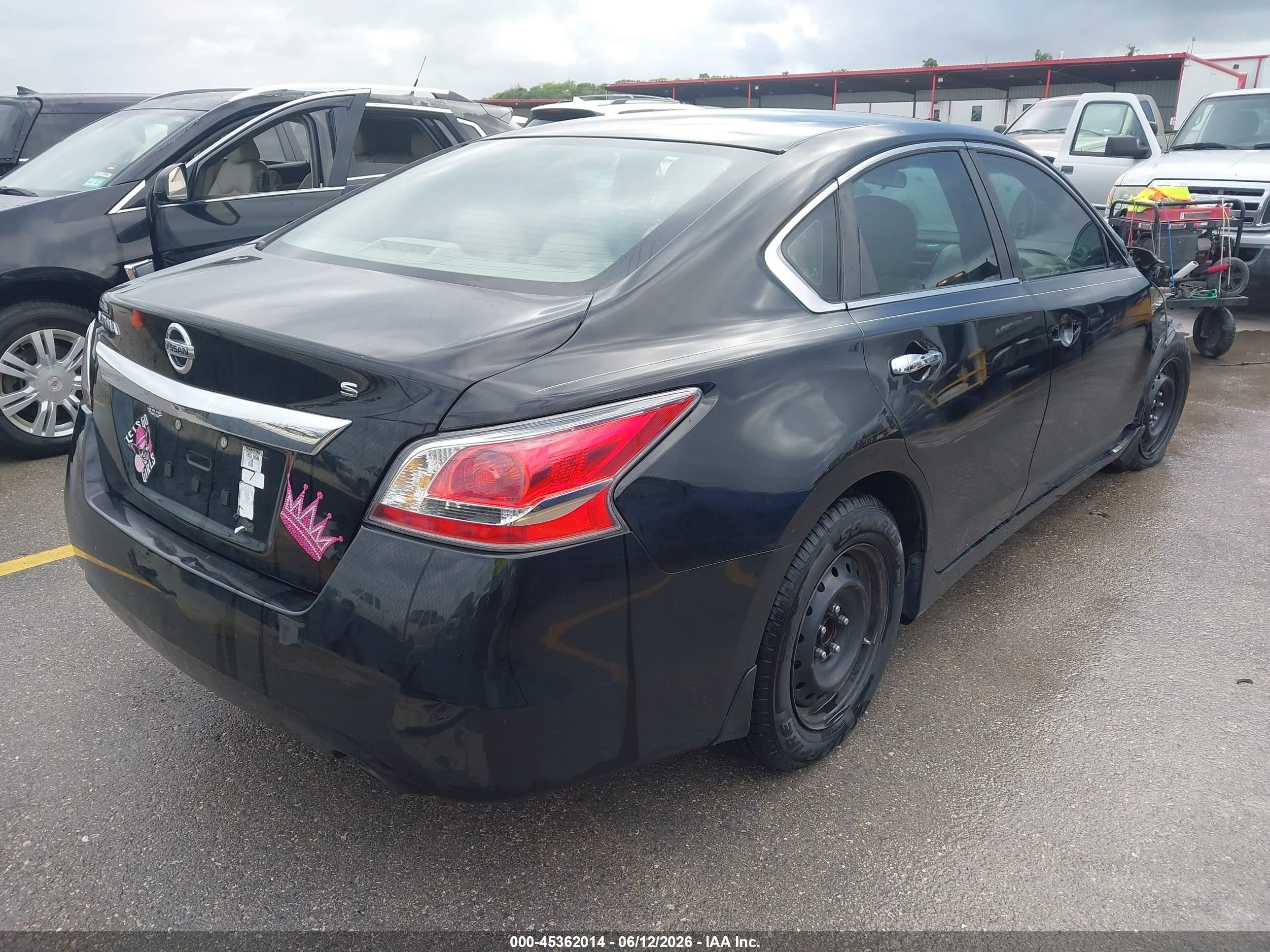 2015 Nissan Altima 2.5 S Черный vin: 1N4AL3AP6FN377197