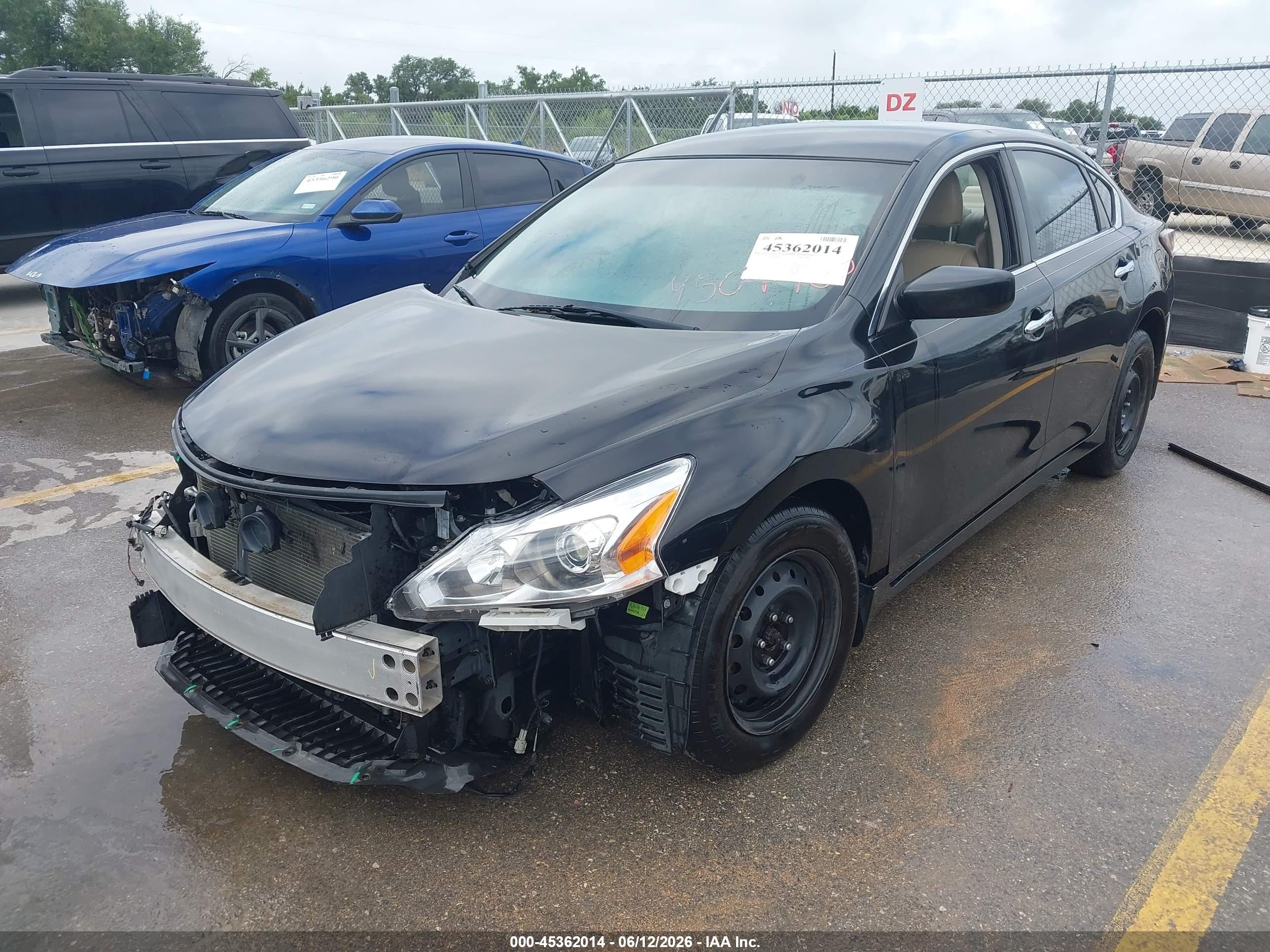 2015 Nissan Altima 2.5 S Черный vin: 1N4AL3AP6FN377197