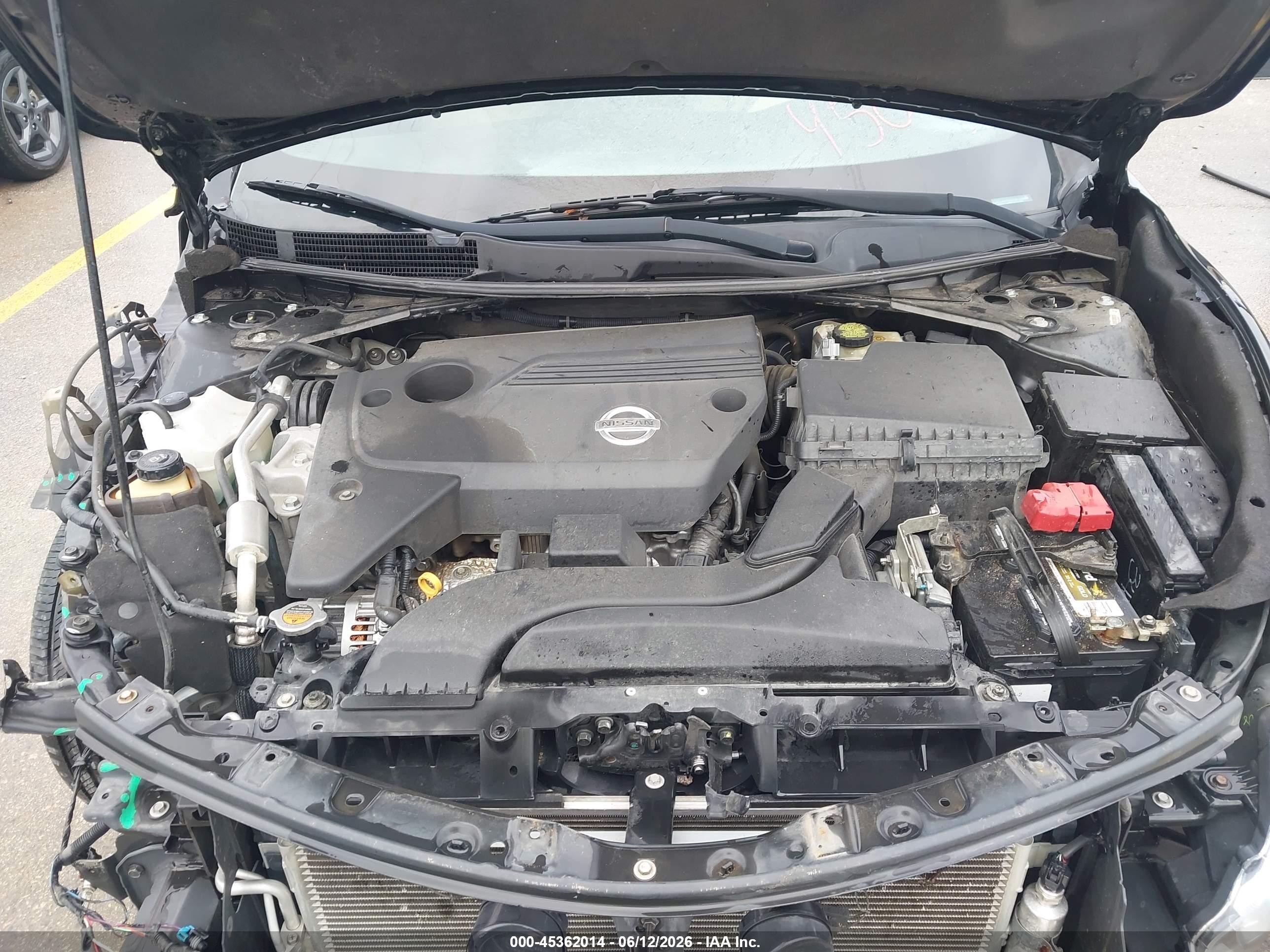 2015 Nissan Altima 2.5 S Черный vin: 1N4AL3AP6FN377197