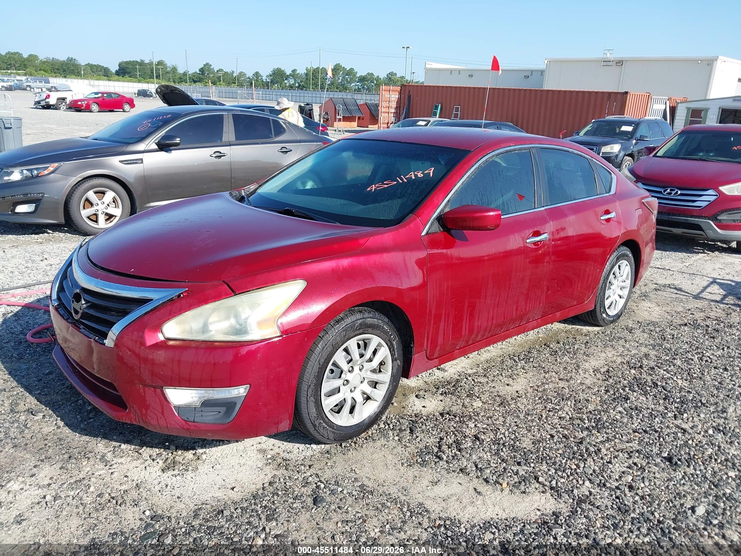 2015 Nissan Altima 2.5/2.5 S/2.5 Sl/2.5 Sv Red vin: 1N4AL3AP6FN384974