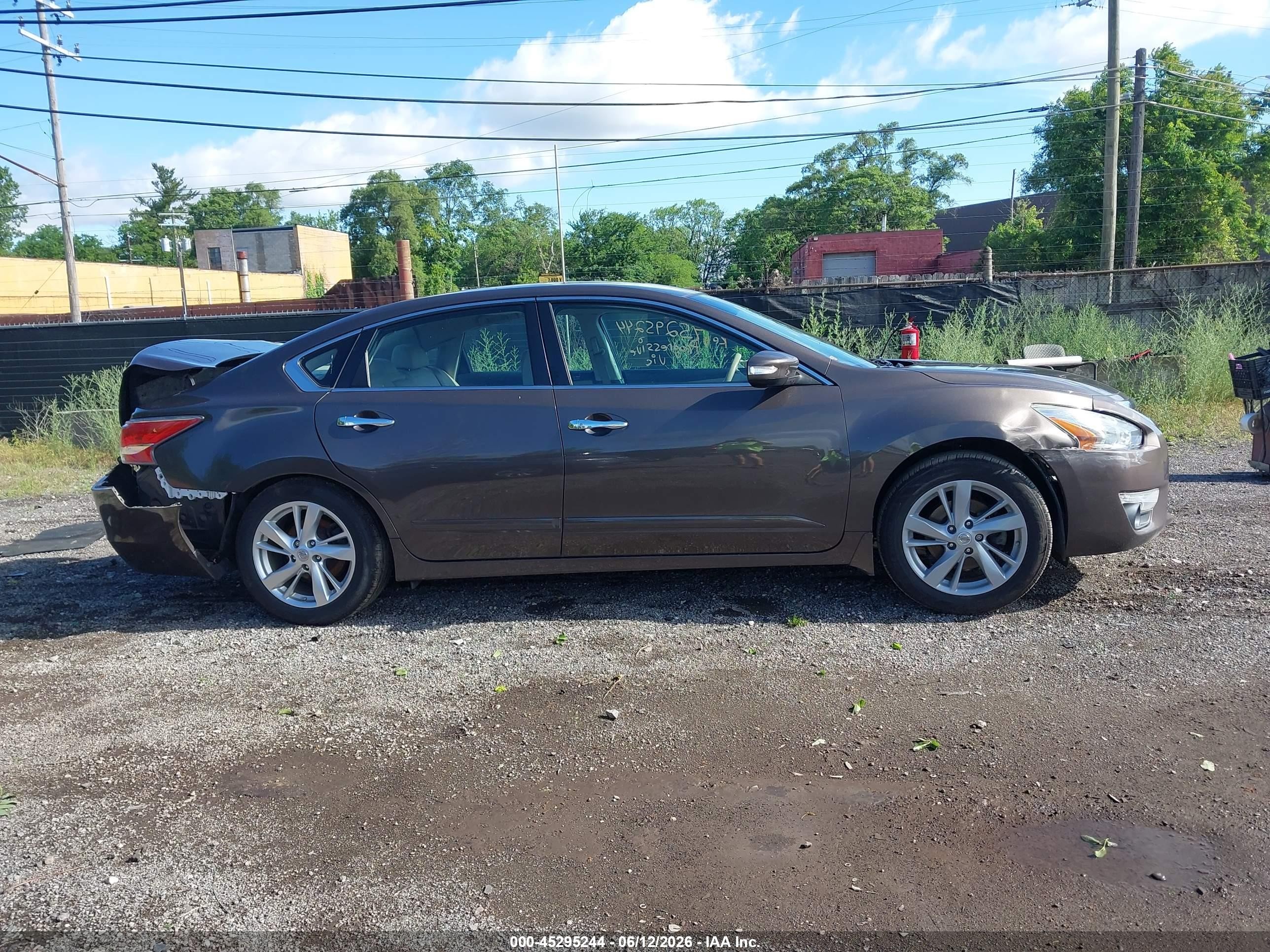 2015 Nissan Altima 2.5 Sl Brown vin: 1N4AL3AP6FN404222