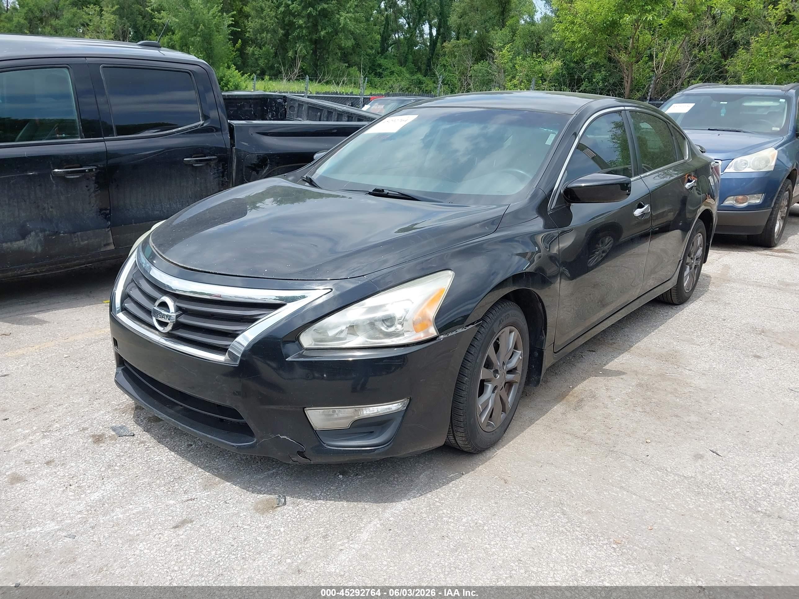 2015 Nissan Altima 2.5 S Black vin: 1N4AL3AP6FN406214