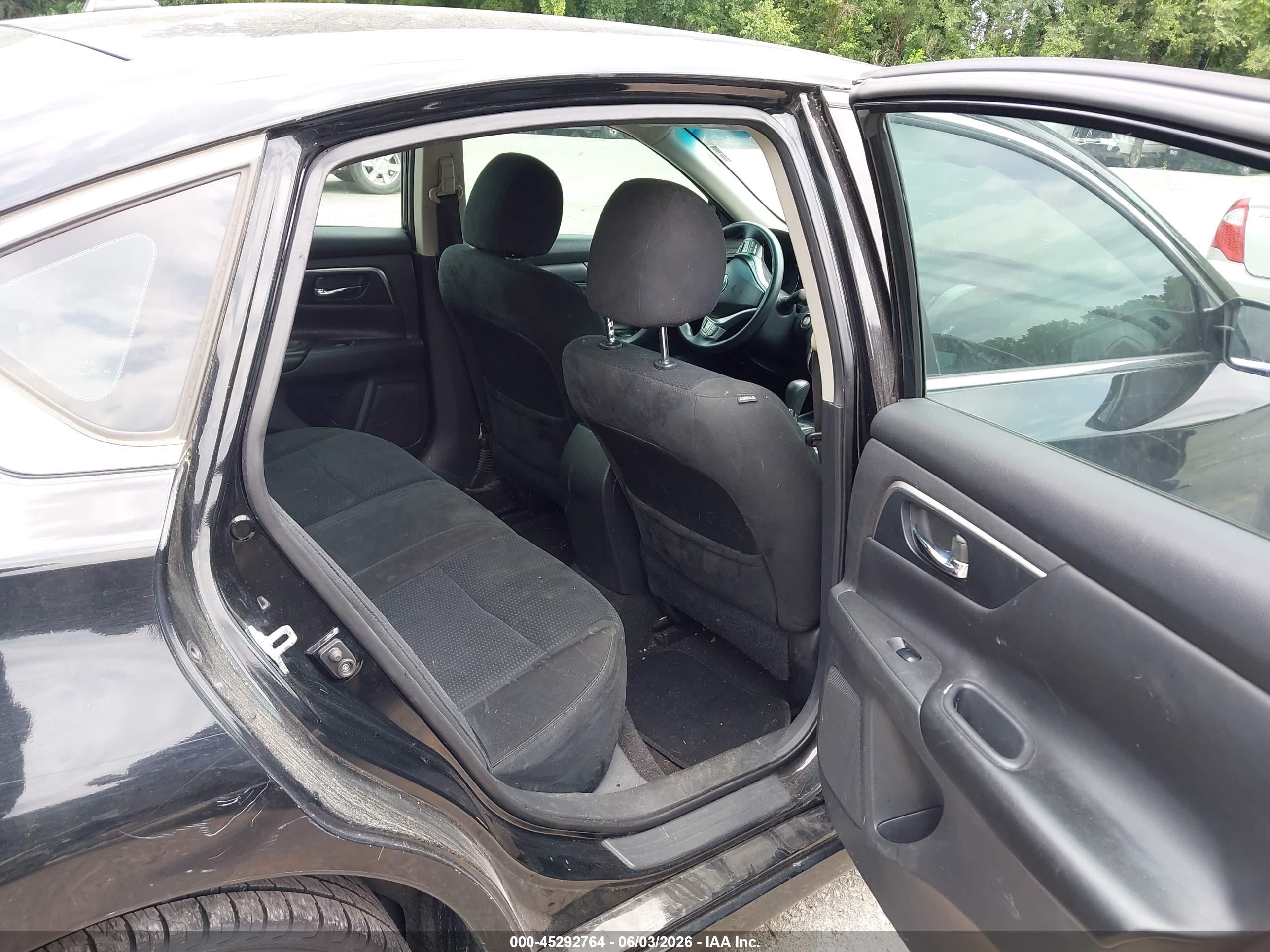 2015 Nissan Altima 2.5 S Black vin: 1N4AL3AP6FN406214