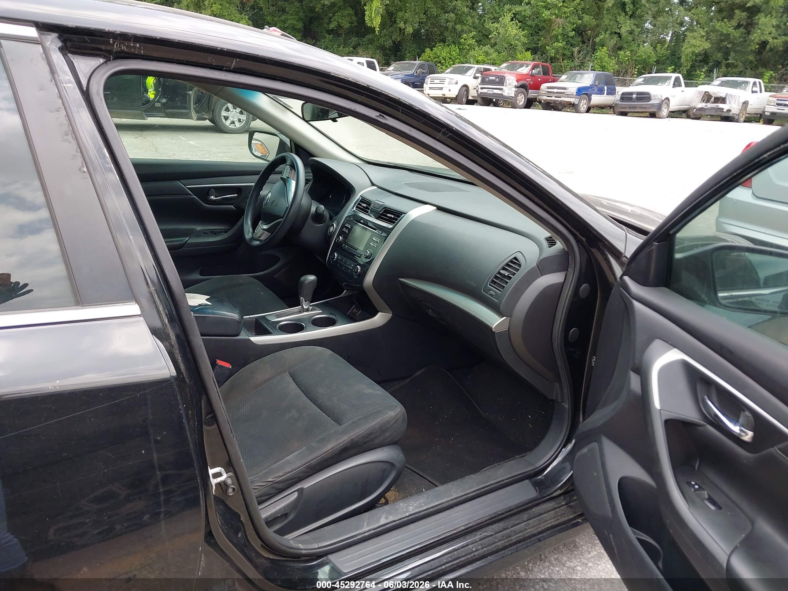 2015 Nissan Altima 2.5 S Black vin: 1N4AL3AP6FN406214