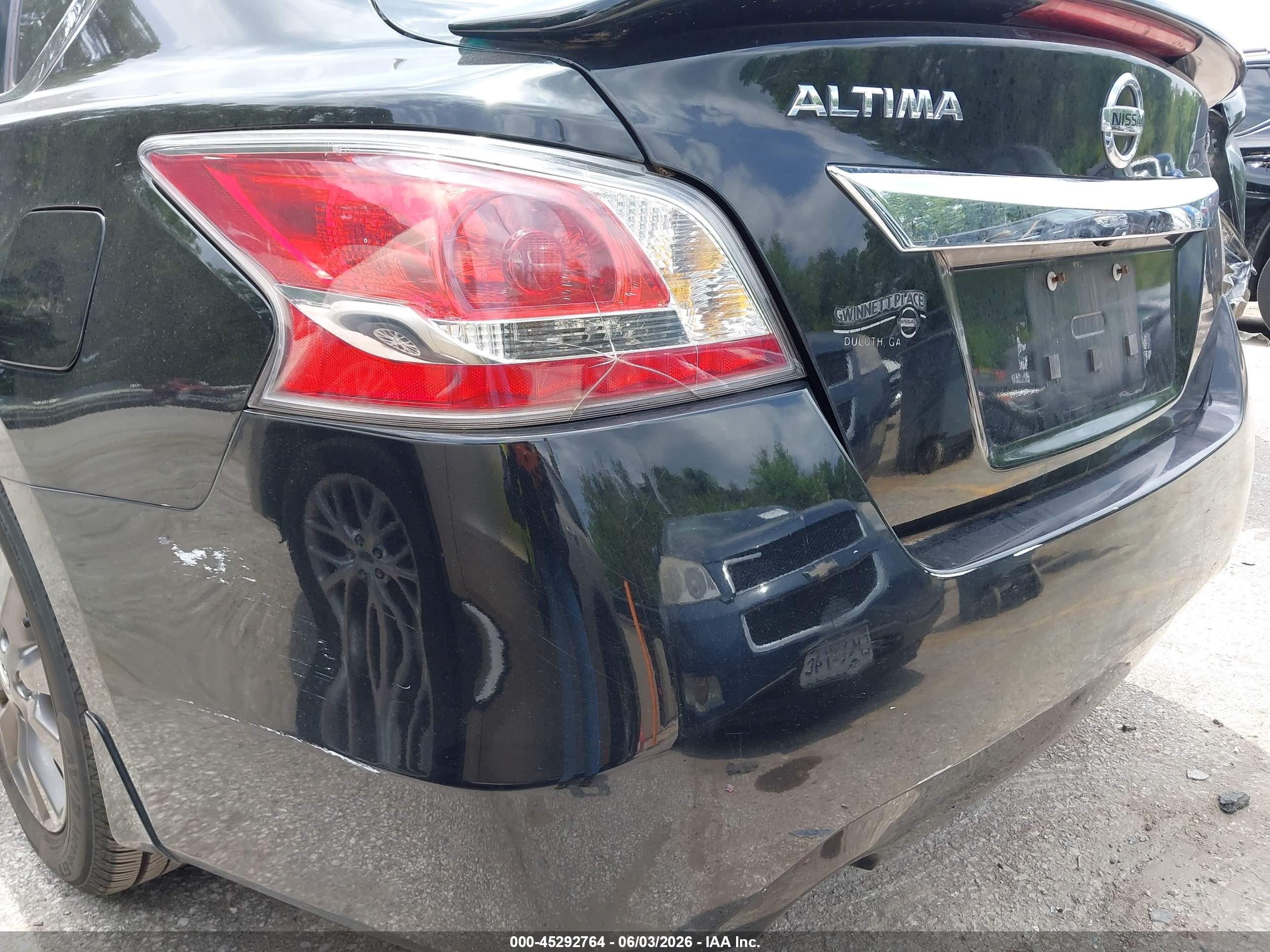 2015 Nissan Altima 2.5 S Black vin: 1N4AL3AP6FN406214