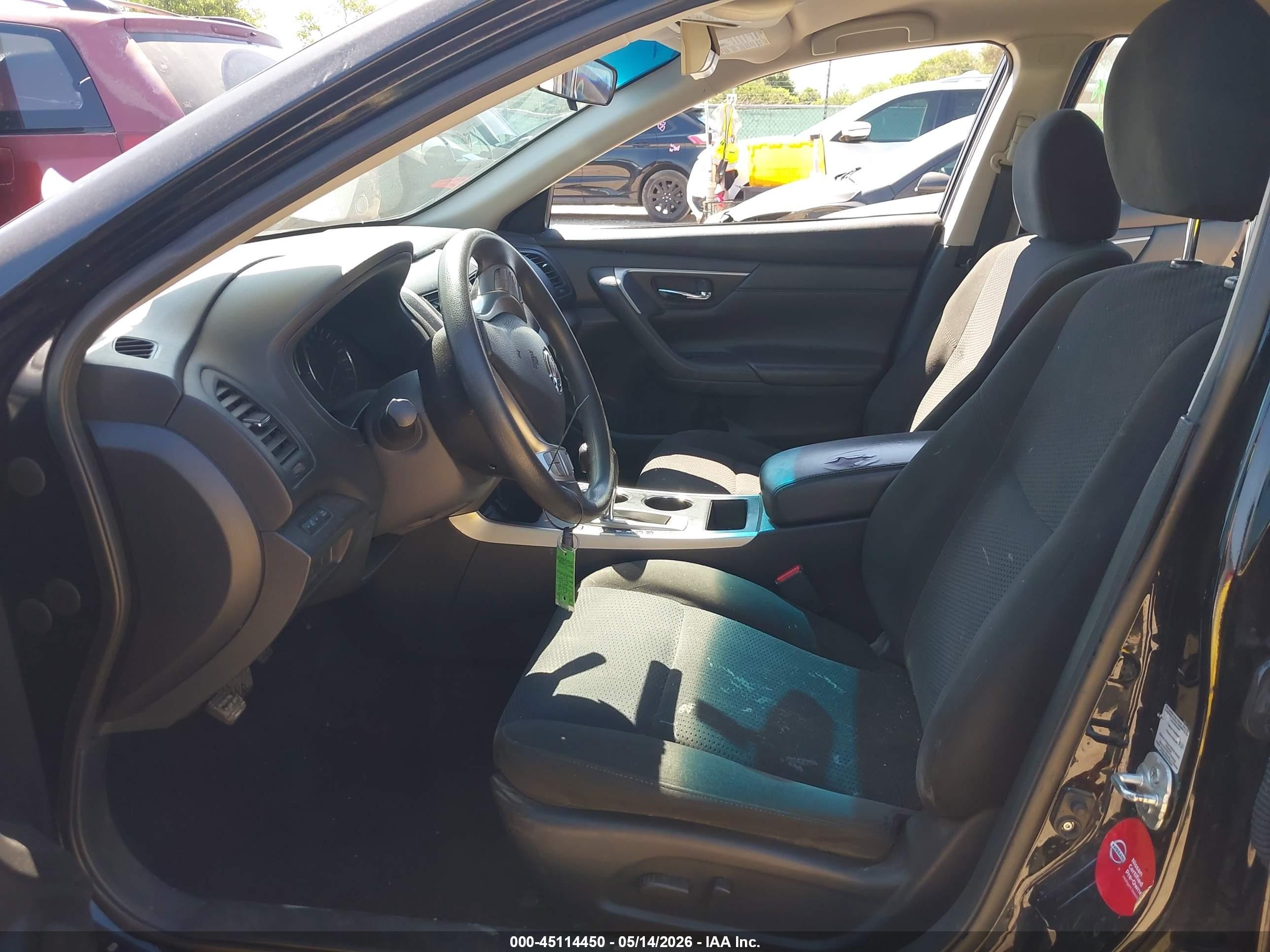 2015 Nissan Altima 2.5 S Black vin: 1N4AL3AP6FN406584