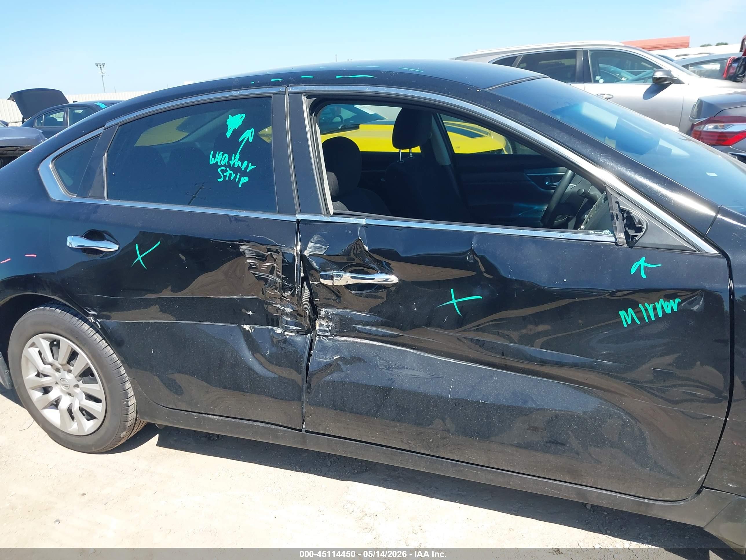 2015 Nissan Altima 2.5 S Black vin: 1N4AL3AP6FN406584