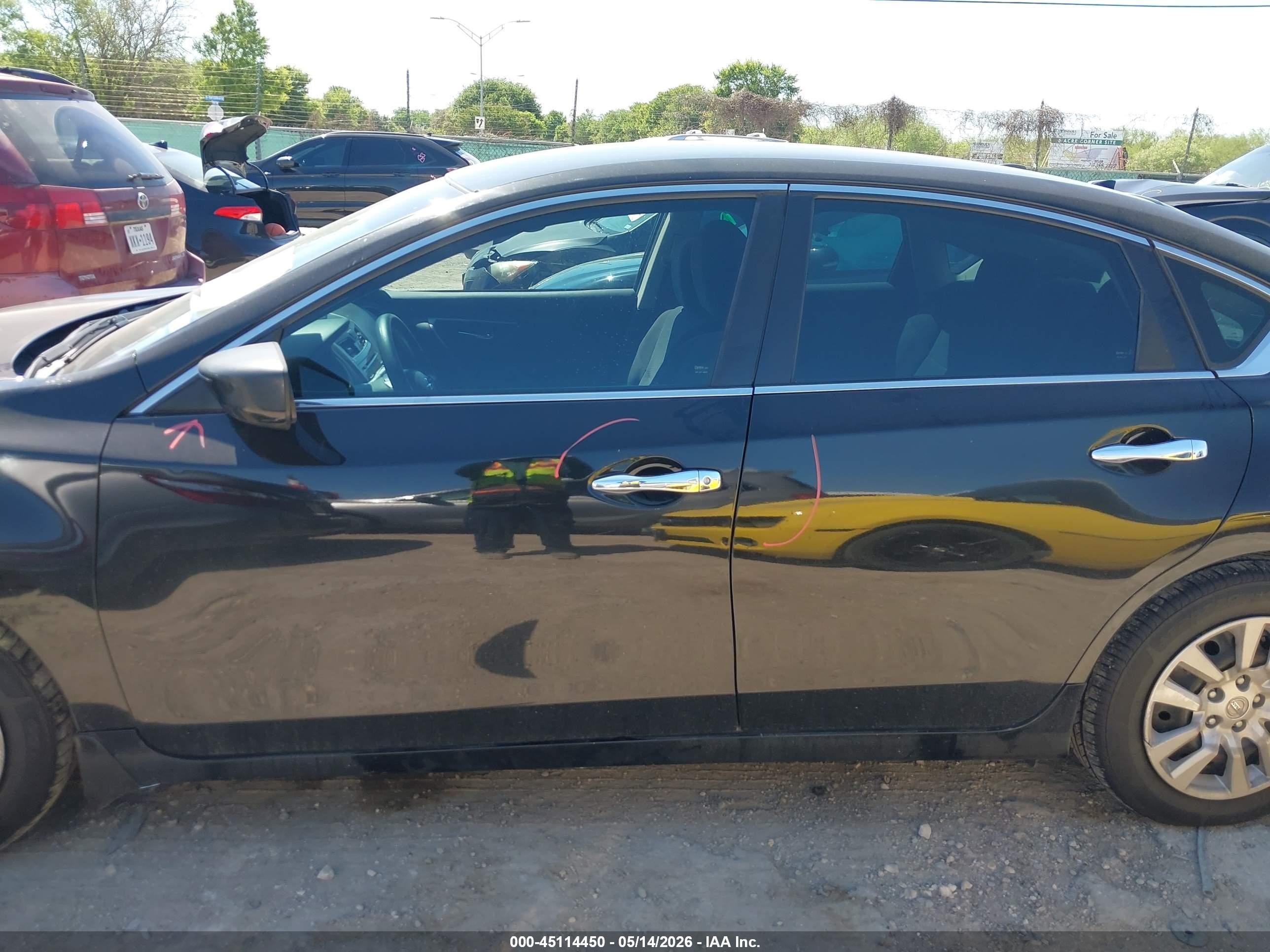 2015 Nissan Altima 2.5 S Black vin: 1N4AL3AP6FN406584