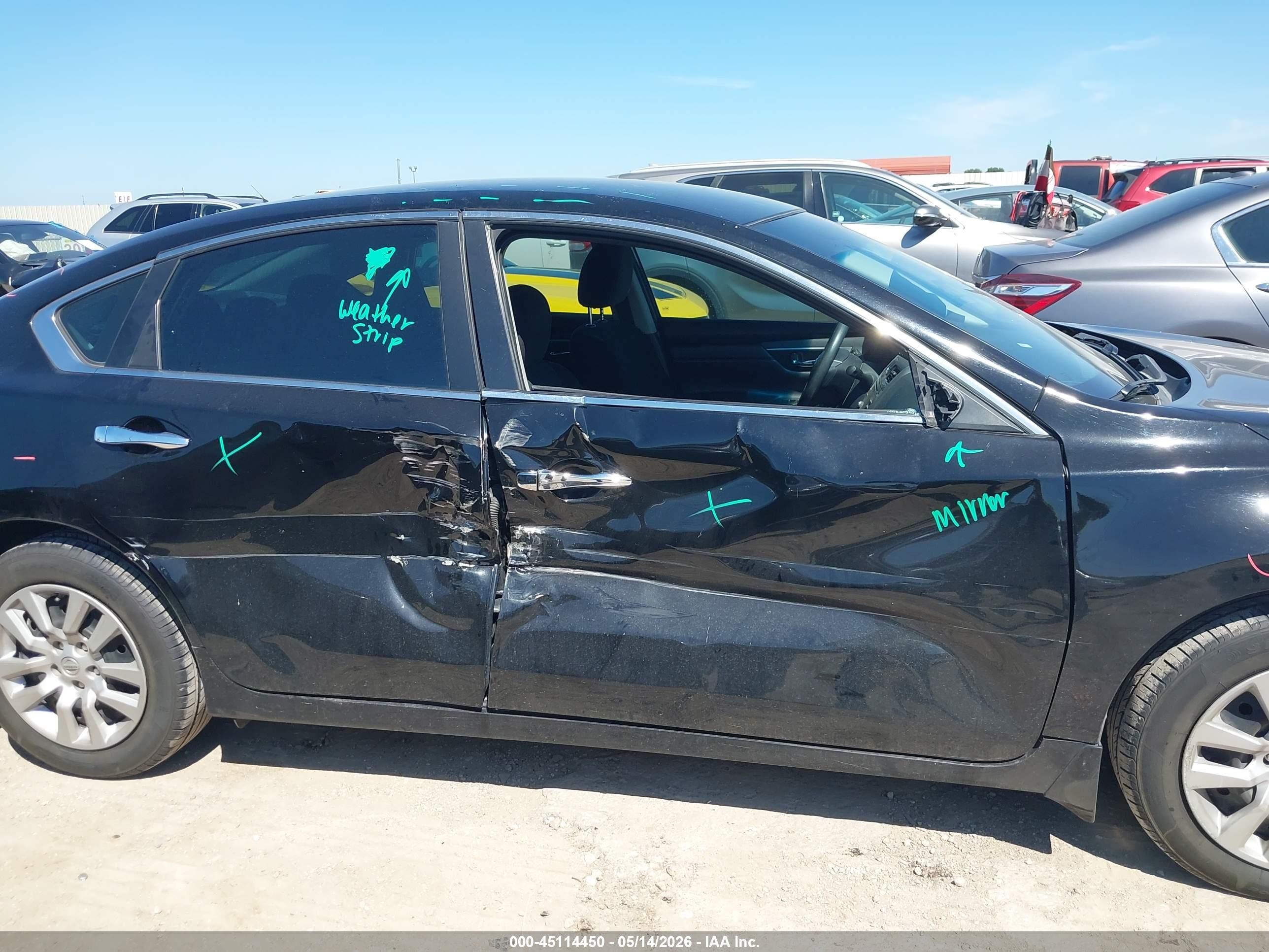 2015 Nissan Altima 2.5 S Black vin: 1N4AL3AP6FN406584