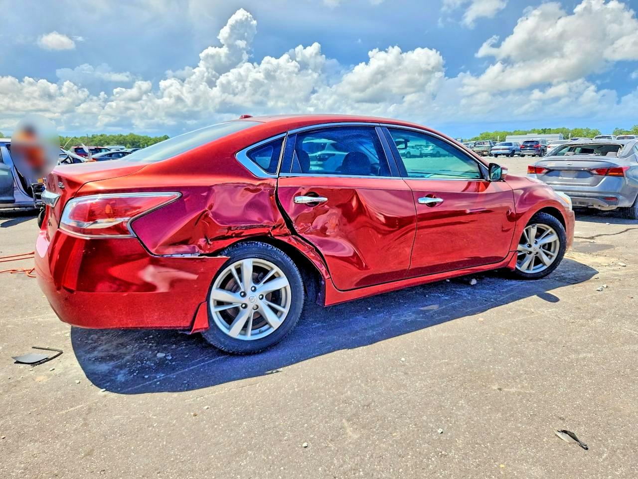 2015 Nissan Altima 2.5 Sl Red vin: 1N4AL3AP6FN862813