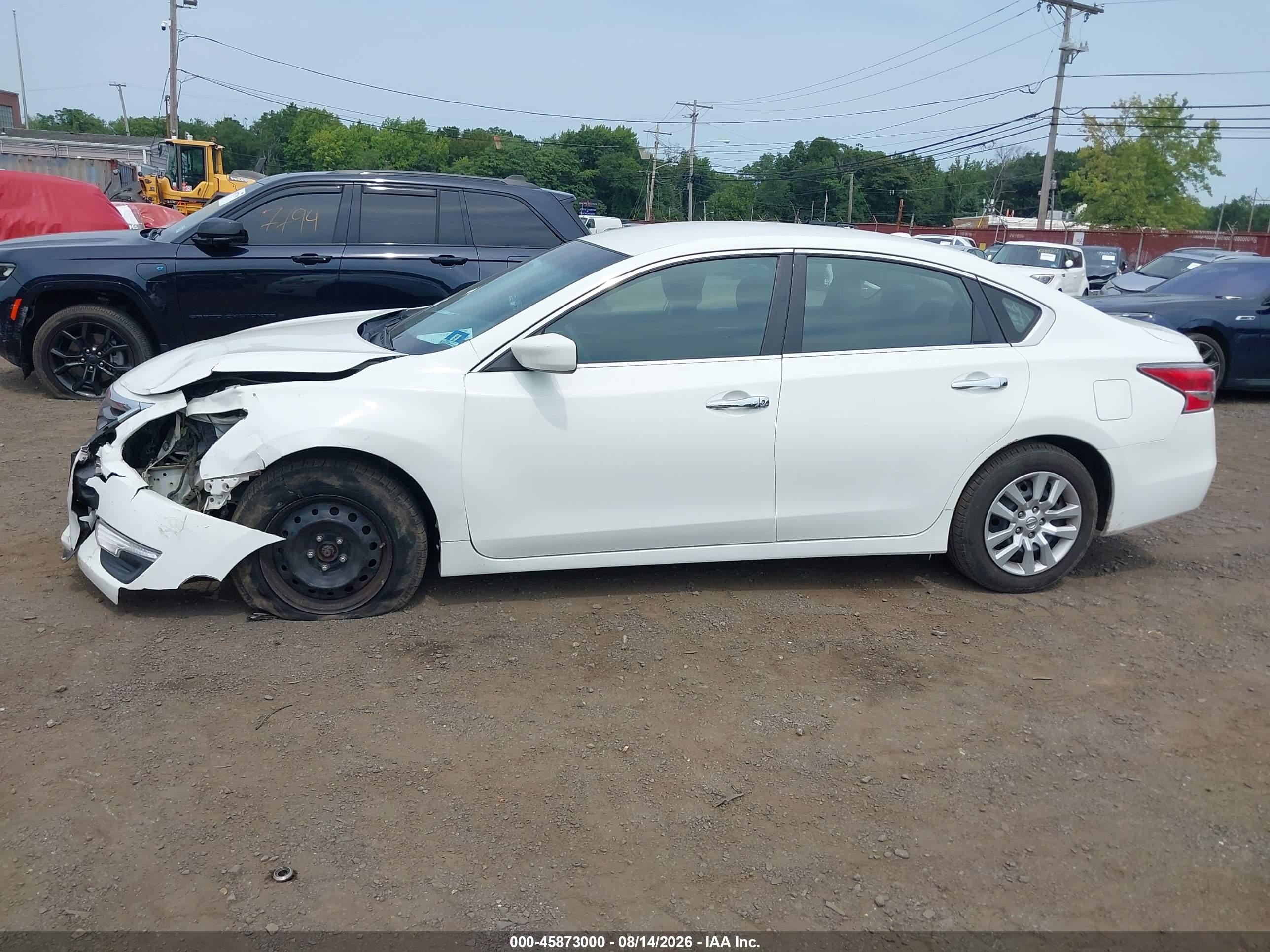 2015 Nissan Altima 2.5/2.5 S/2.5 Sl/2.5 Sv White vin: 1N4AL3AP6FN879370