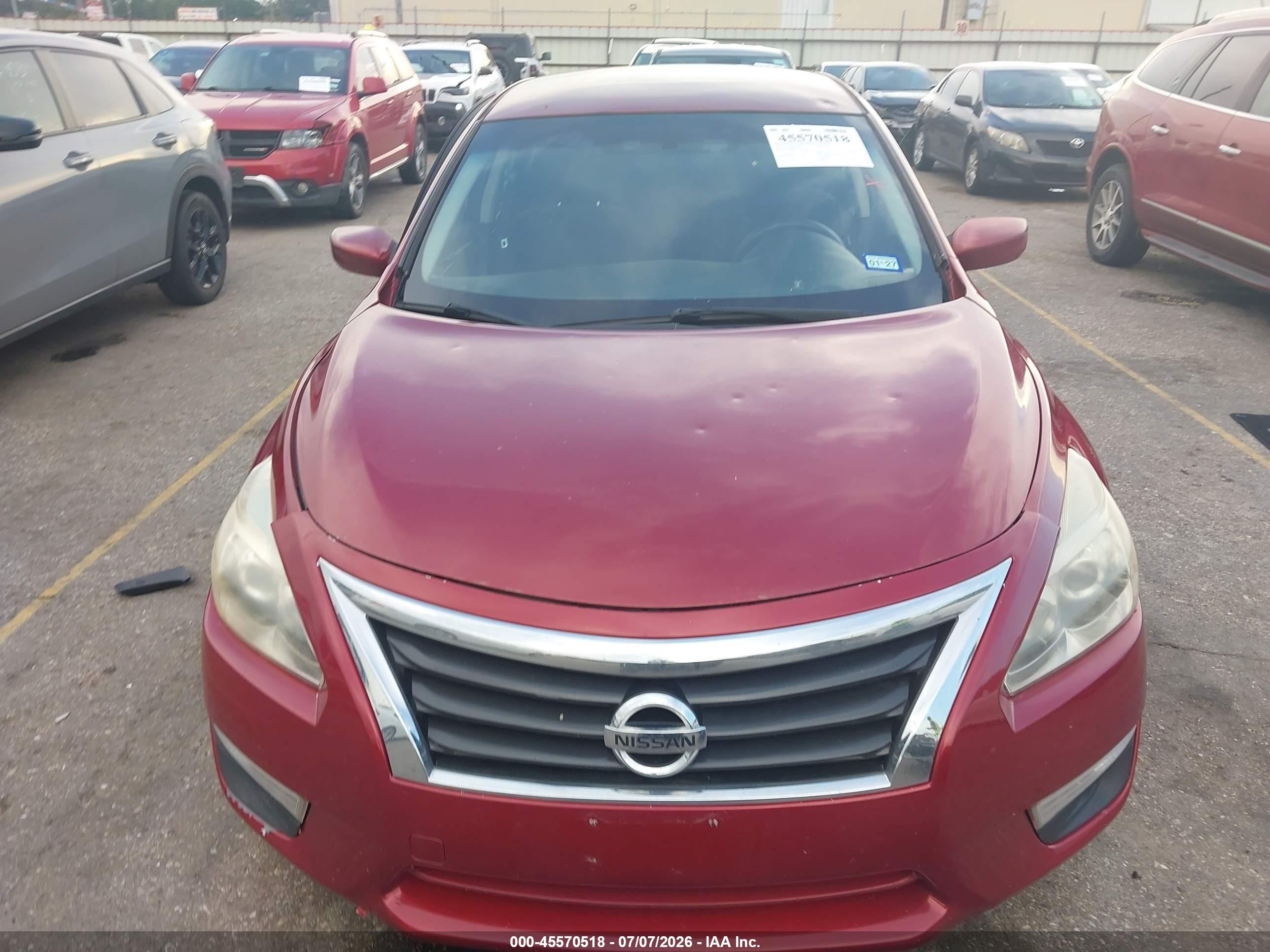 2015 Nissan Altima 2.5 S Красный vin: 1N4AL3AP6FN879742