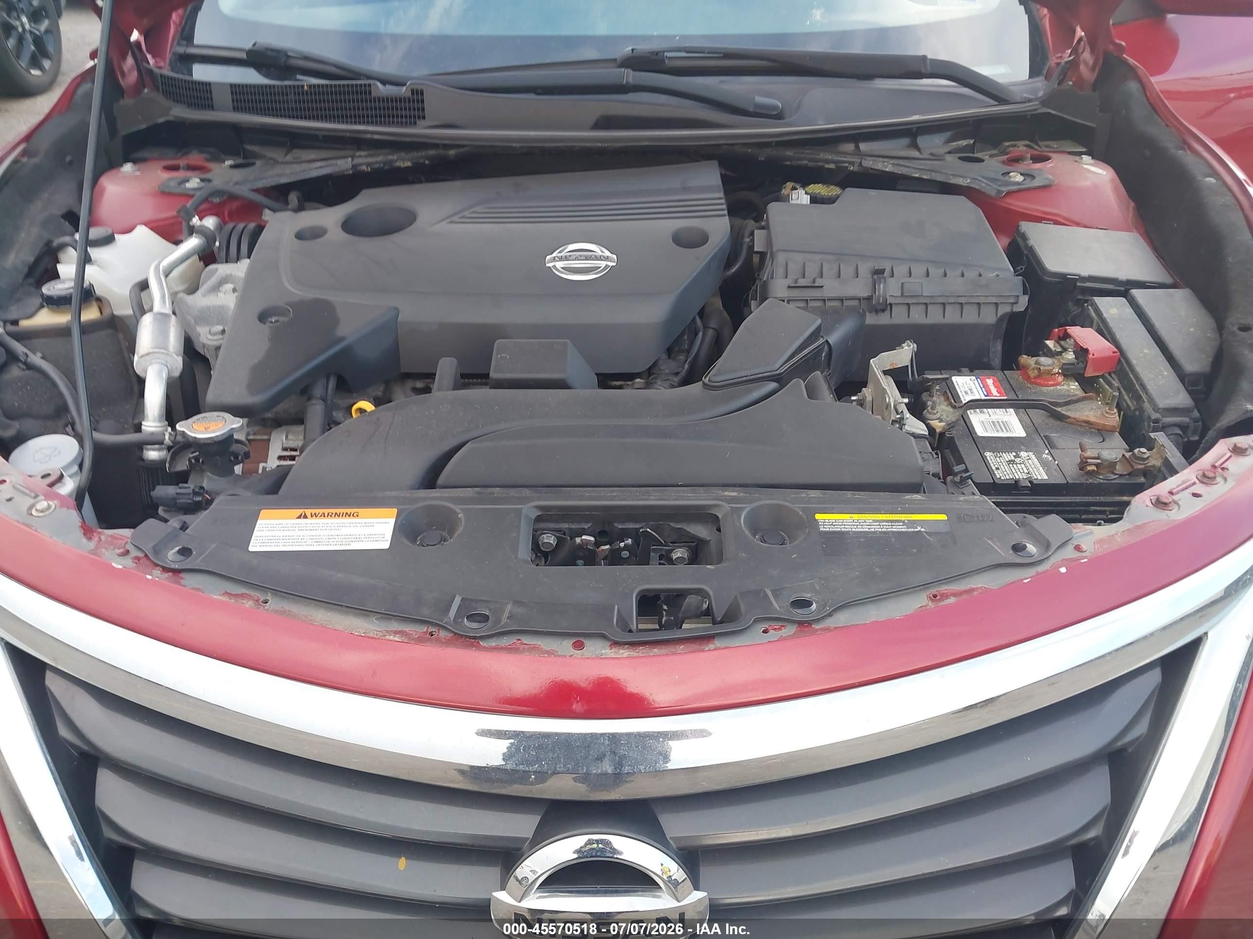 2015 Nissan Altima 2.5 S Красный vin: 1N4AL3AP6FN879742