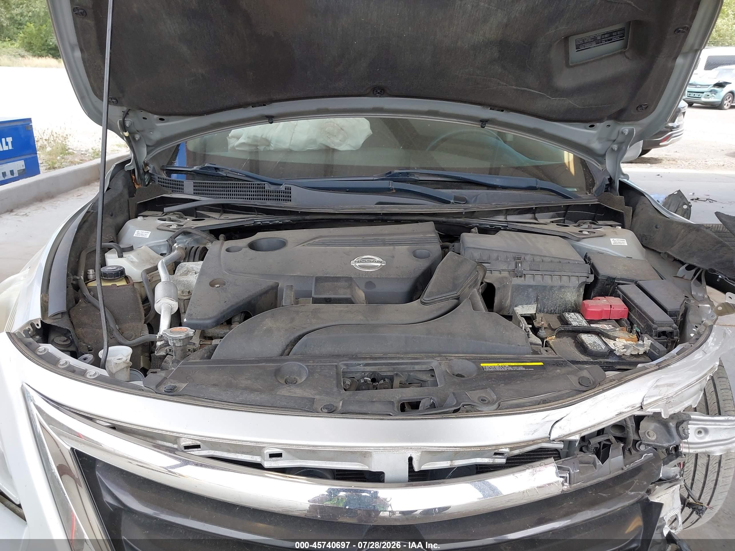2015 Nissan Altima 2.5/2.5 S/2.5 Sl/2.5 Sv Silver vin: 1N4AL3AP6FN884794