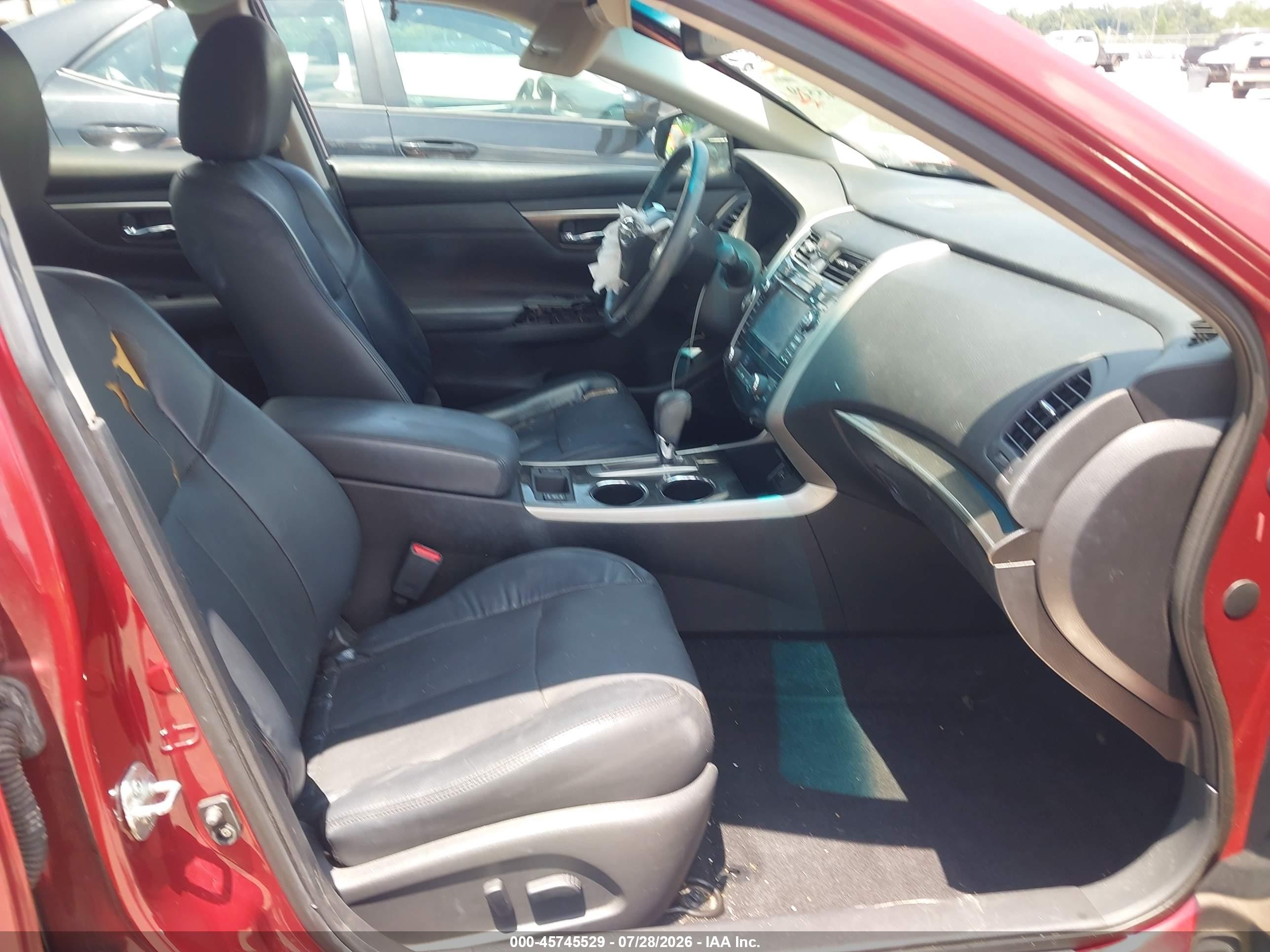 2015 Nissan Altima 2.5 Sl Red vin: 1N4AL3AP6FN894208