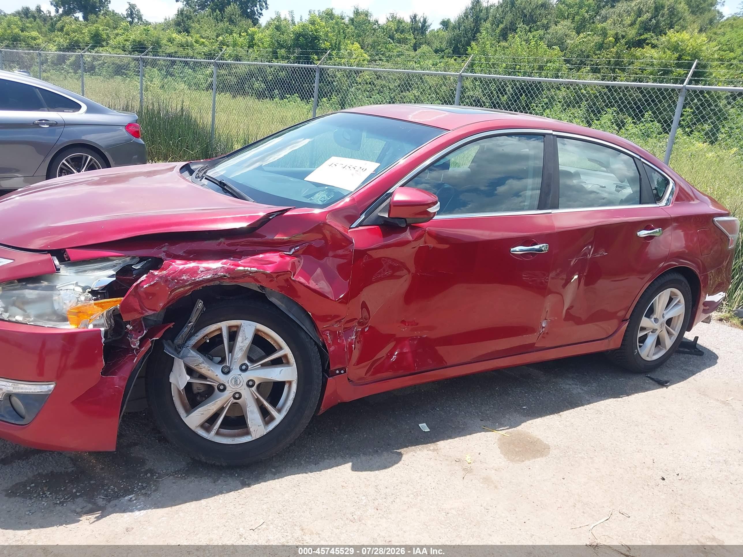 2015 Nissan Altima 2.5 Sl Red vin: 1N4AL3AP6FN894208