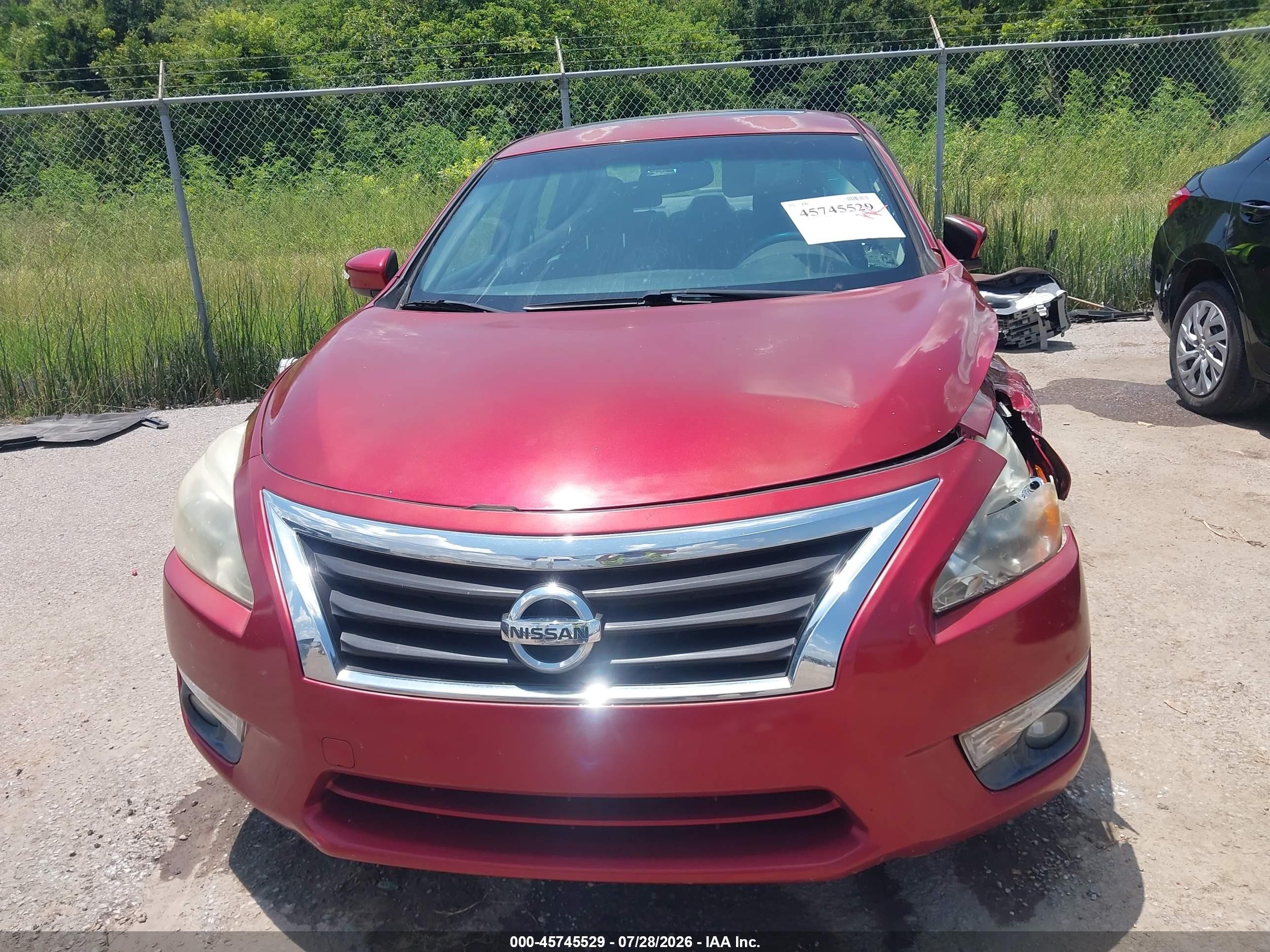 2015 Nissan Altima 2.5 Sl Red vin: 1N4AL3AP6FN894208