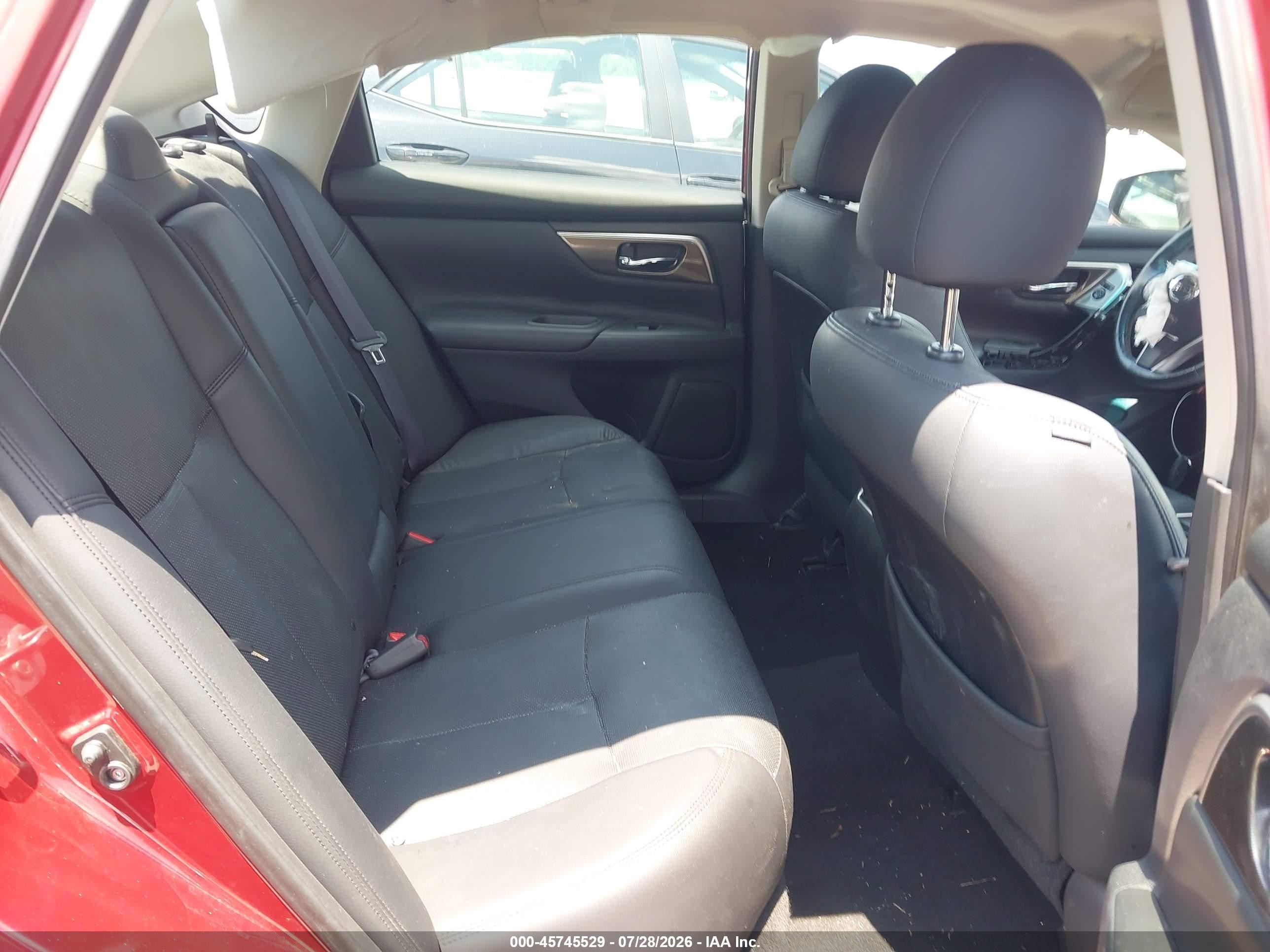 2015 Nissan Altima 2.5 Sl Red vin: 1N4AL3AP6FN894208