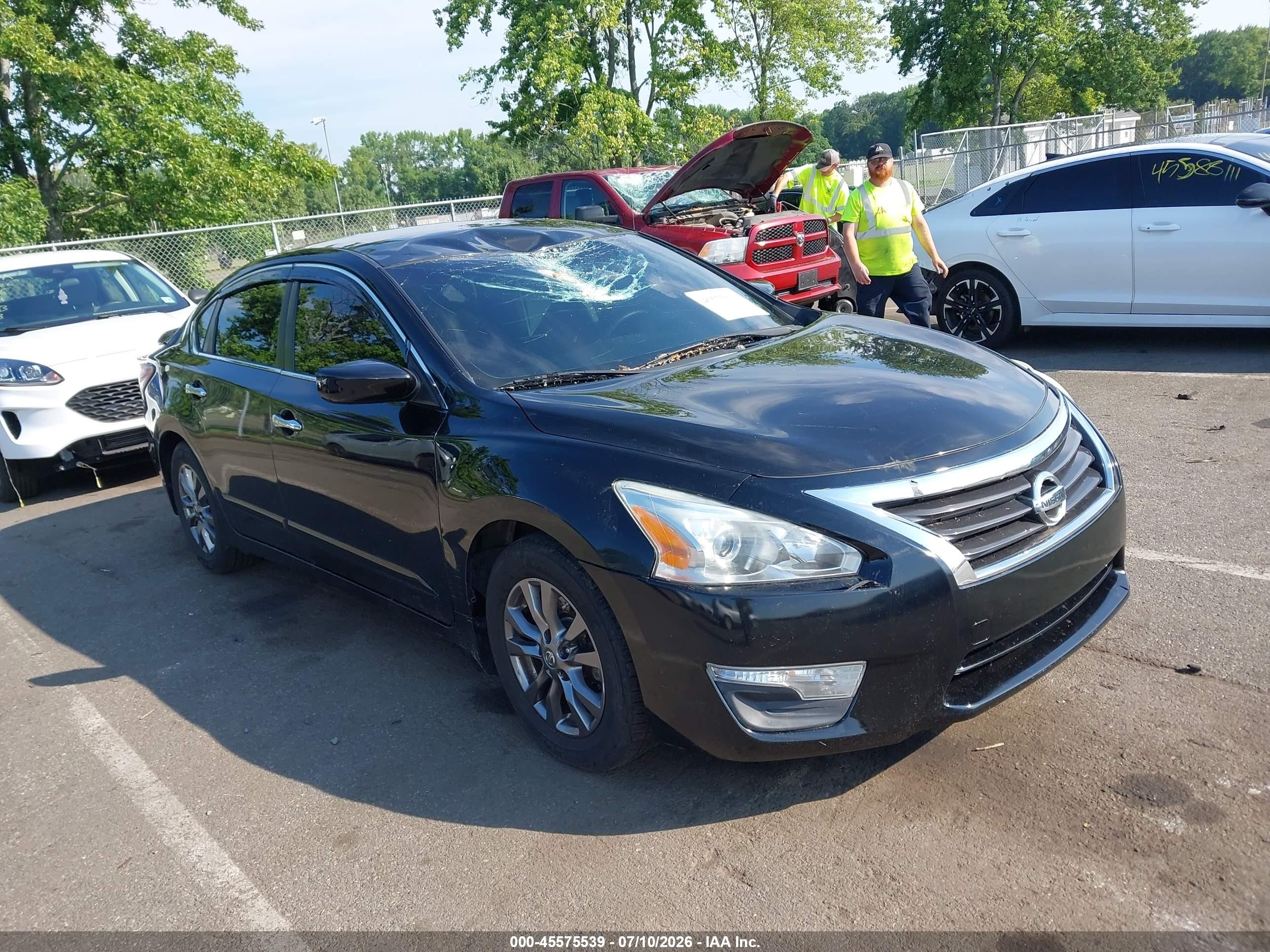 2015 Nissan Altima 2.5 S Black vin: 1N4AL3AP6FN903666