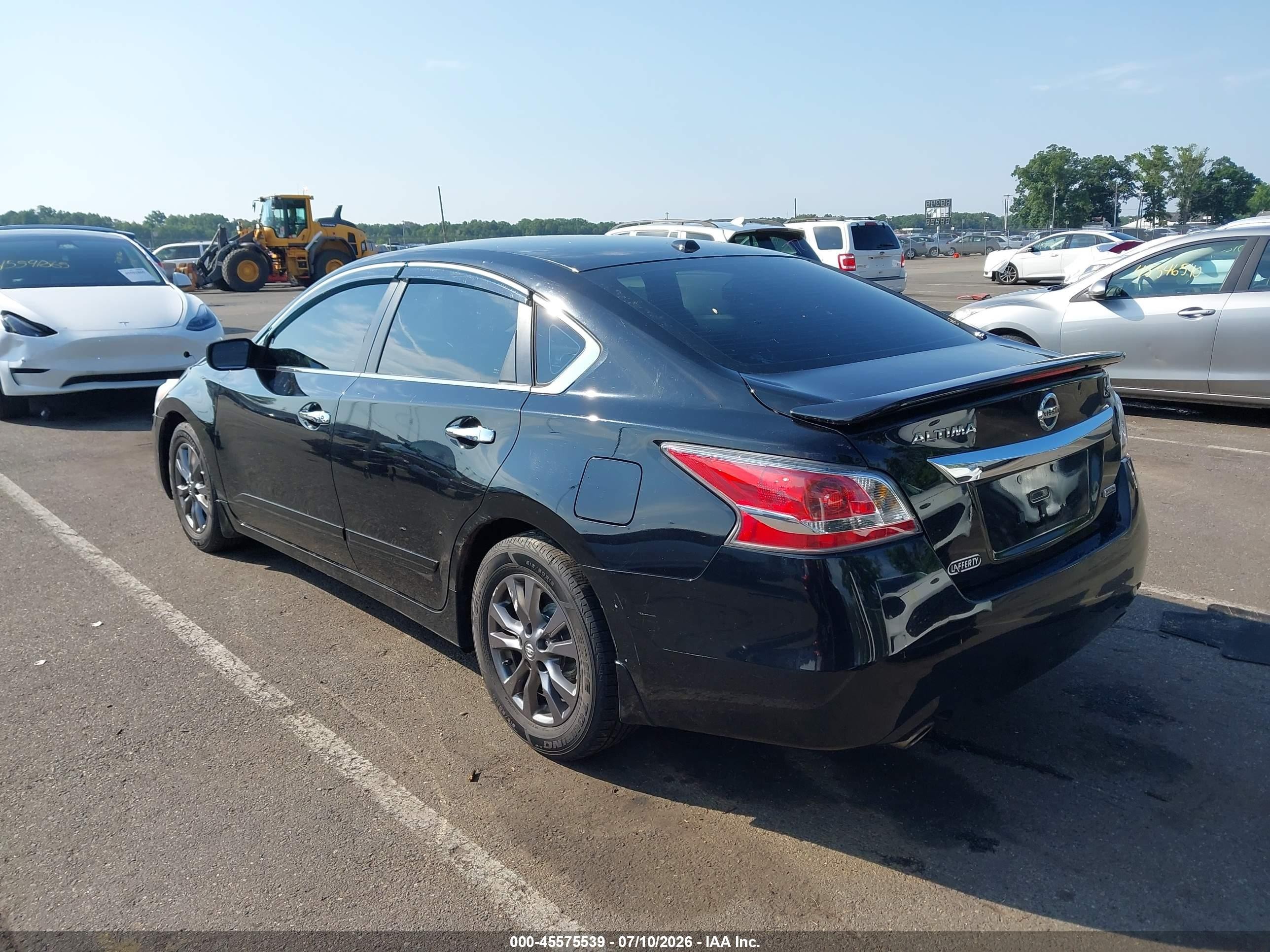 2015 Nissan Altima 2.5 S Black vin: 1N4AL3AP6FN903666