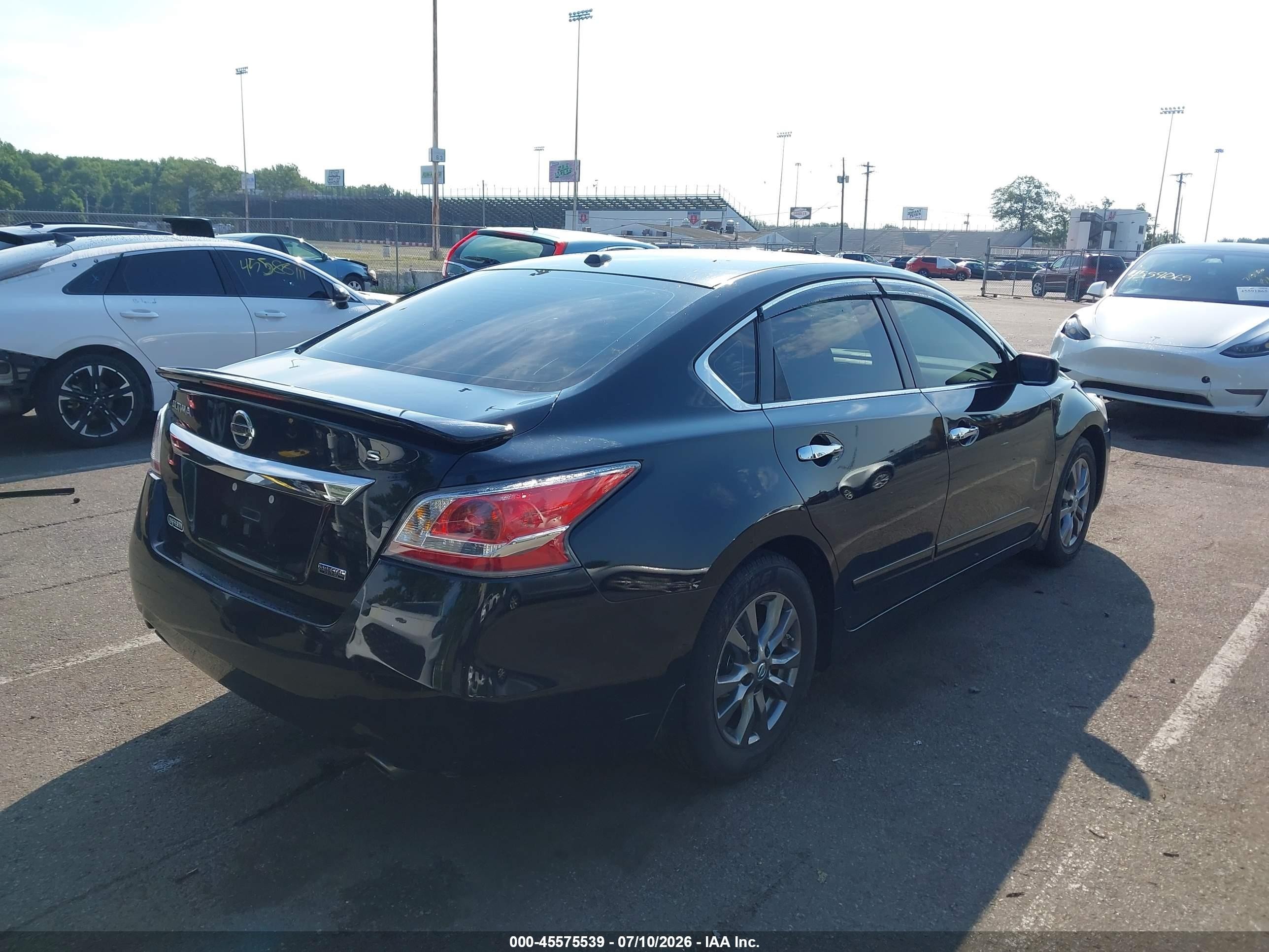 2015 Nissan Altima 2.5 S Black vin: 1N4AL3AP6FN903666