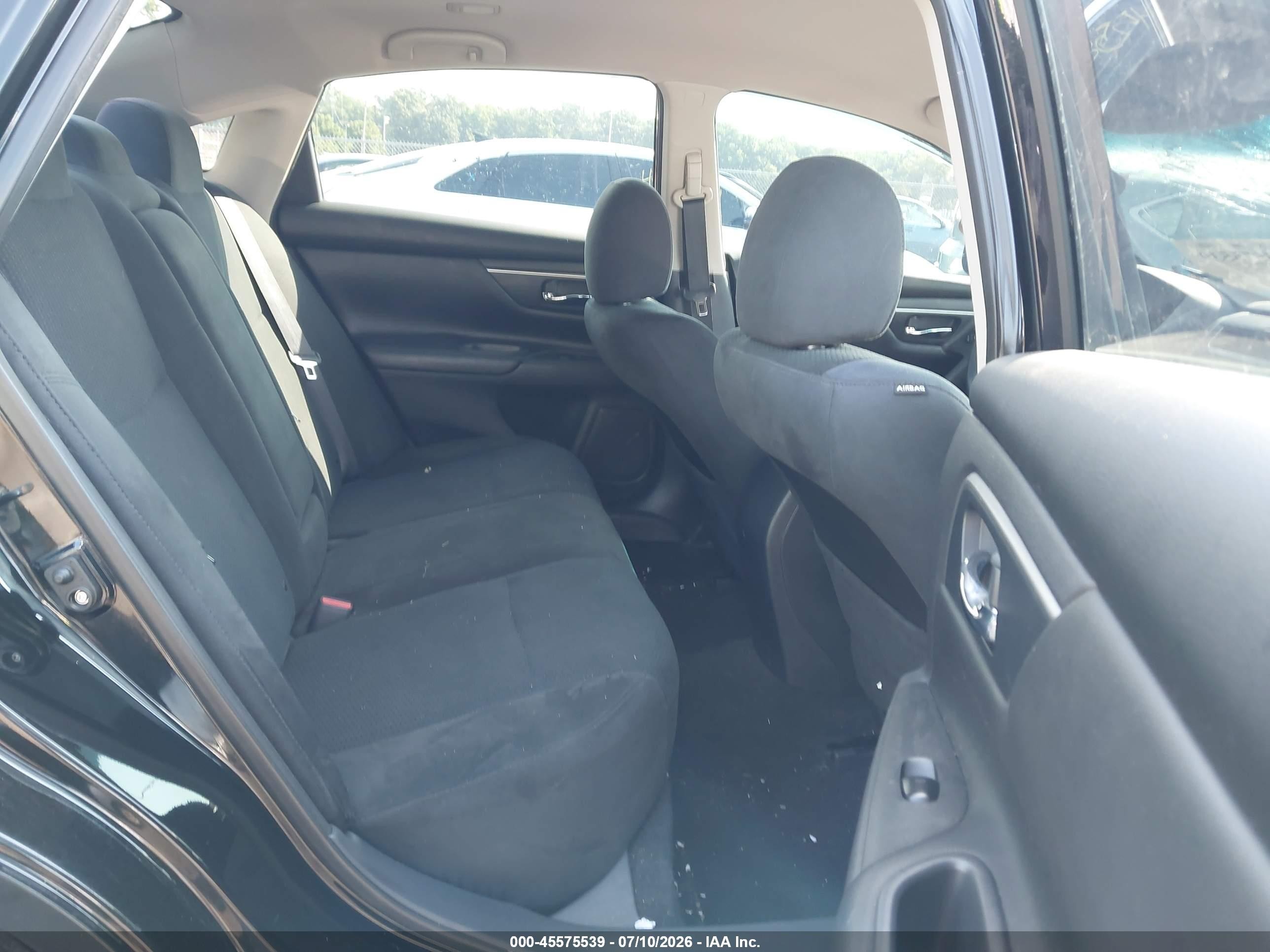 2015 Nissan Altima 2.5 S Black vin: 1N4AL3AP6FN903666