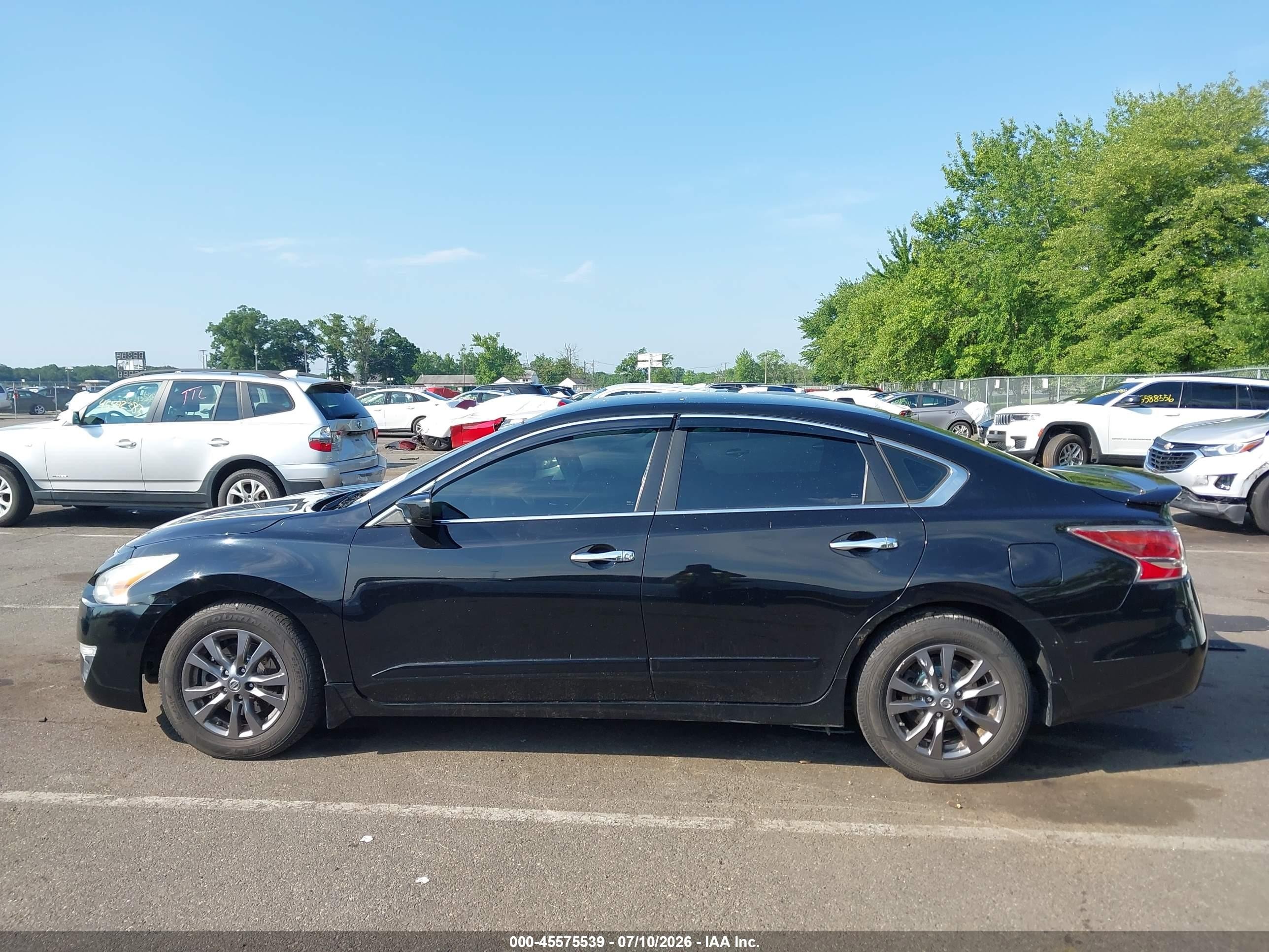 2015 Nissan Altima 2.5 S Black vin: 1N4AL3AP6FN903666