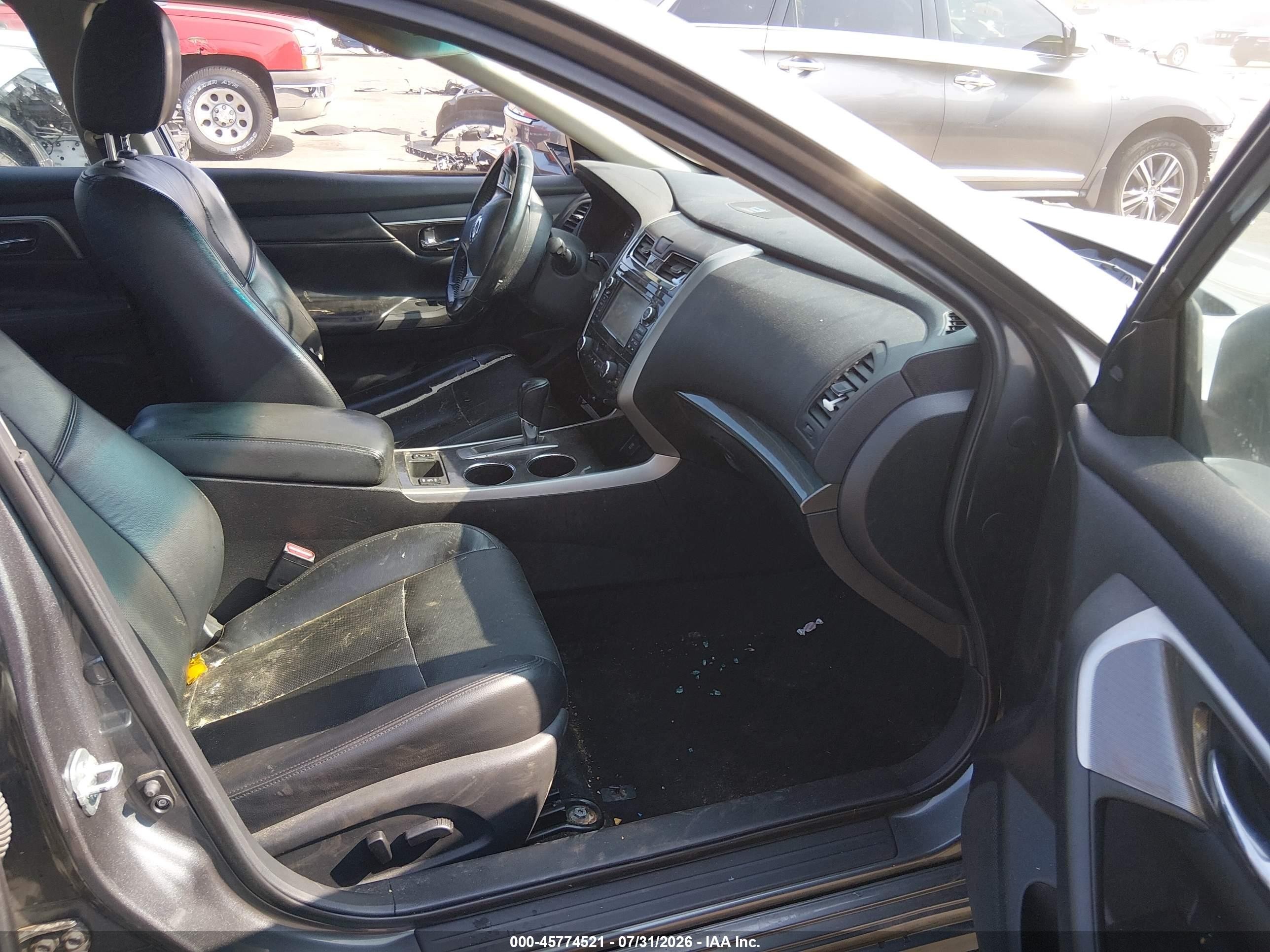 2015 Nissan Altima 2.5 Sl Gray vin: 1N4AL3AP6FN907085