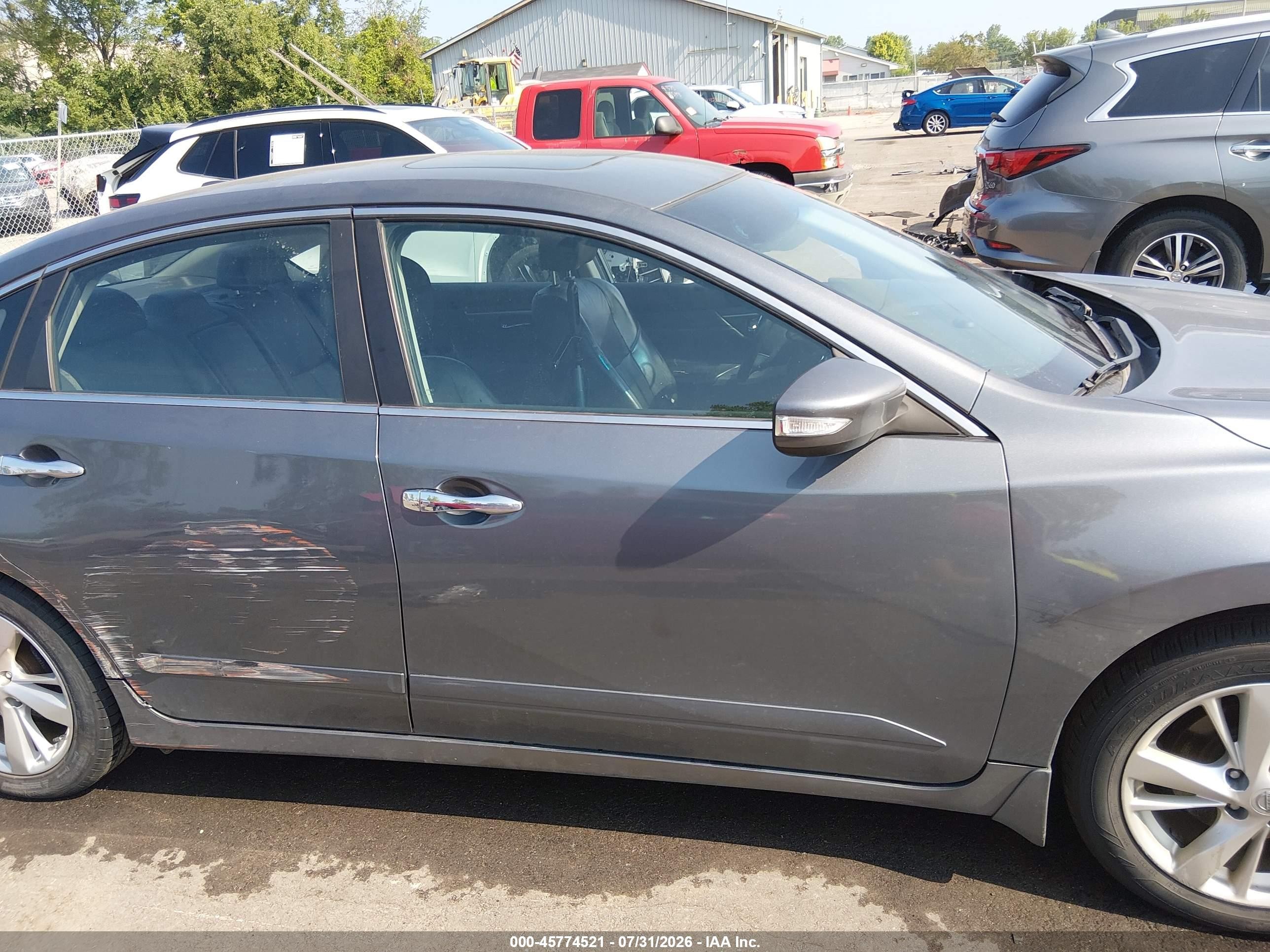 2015 Nissan Altima 2.5 Sl Gray vin: 1N4AL3AP6FN907085