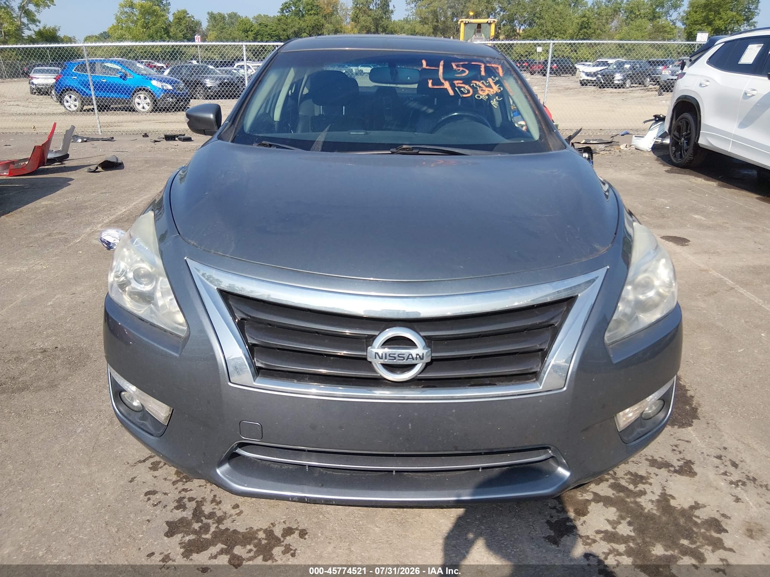 2015 Nissan Altima 2.5 Sl Gray vin: 1N4AL3AP6FN907085