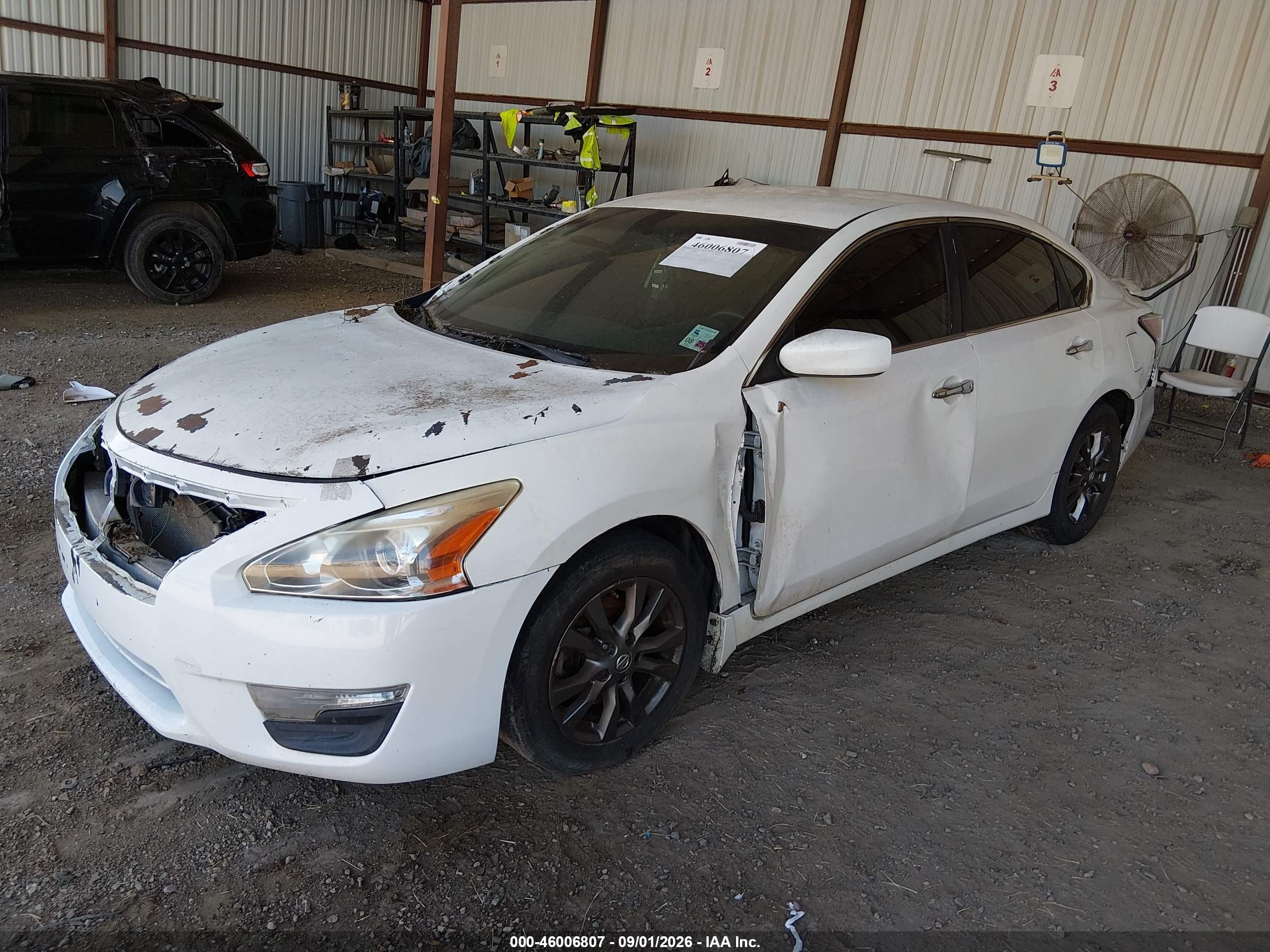 2015 Nissan Altima 2.5 S White vin: 1N4AL3AP6FN912917