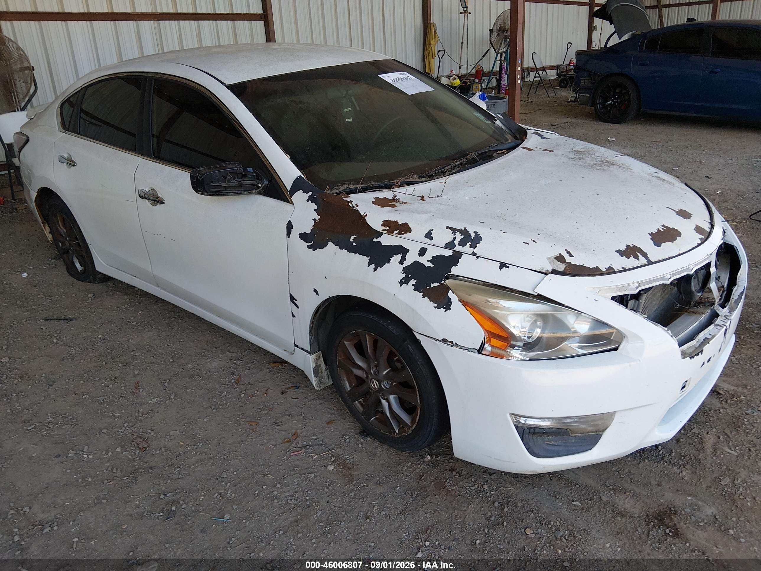 2015 Nissan Altima 2.5 S White vin: 1N4AL3AP6FN912917