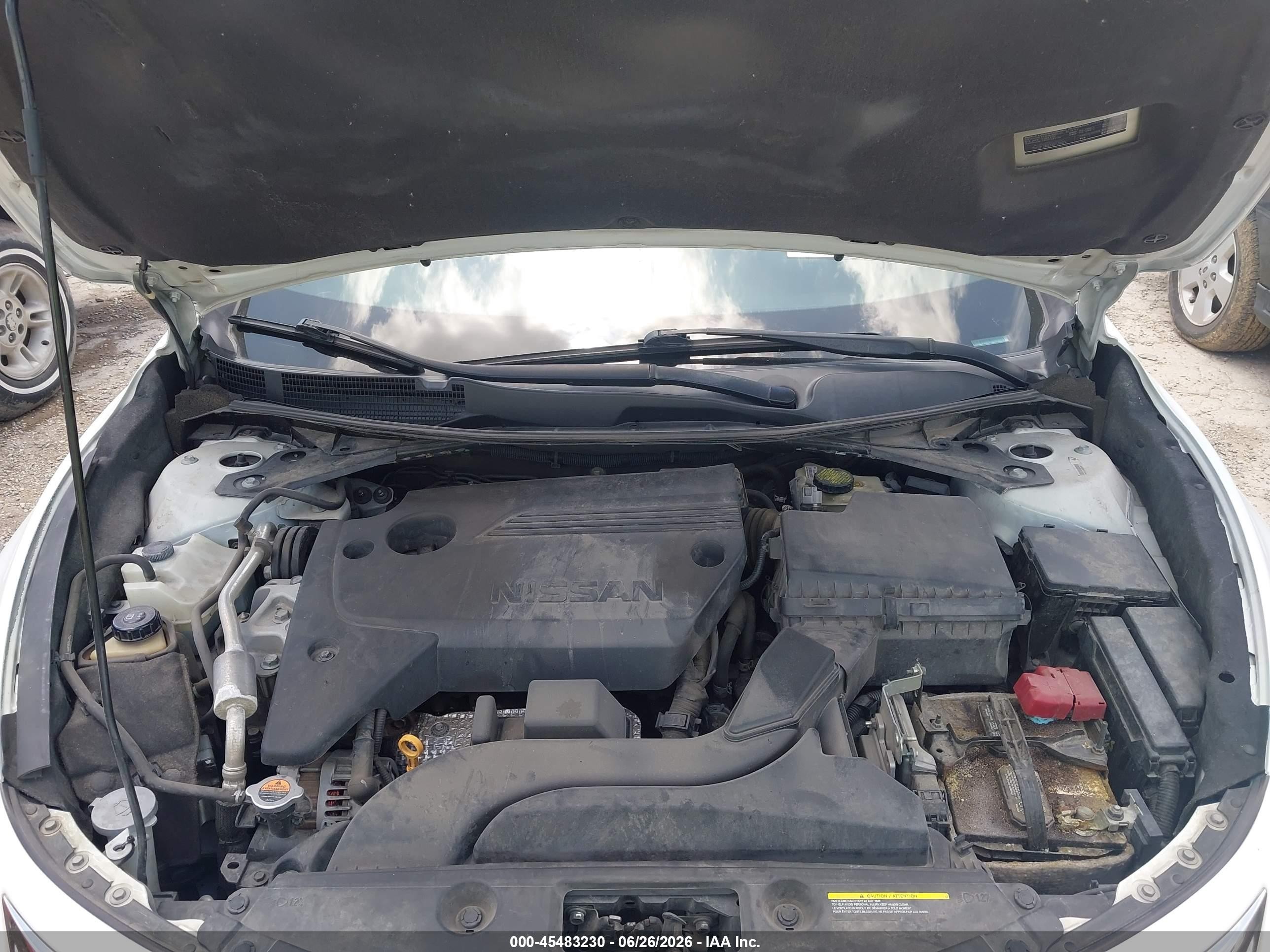 2015 Nissan Altima 2.5 S White vin: 1N4AL3AP6FN915493
