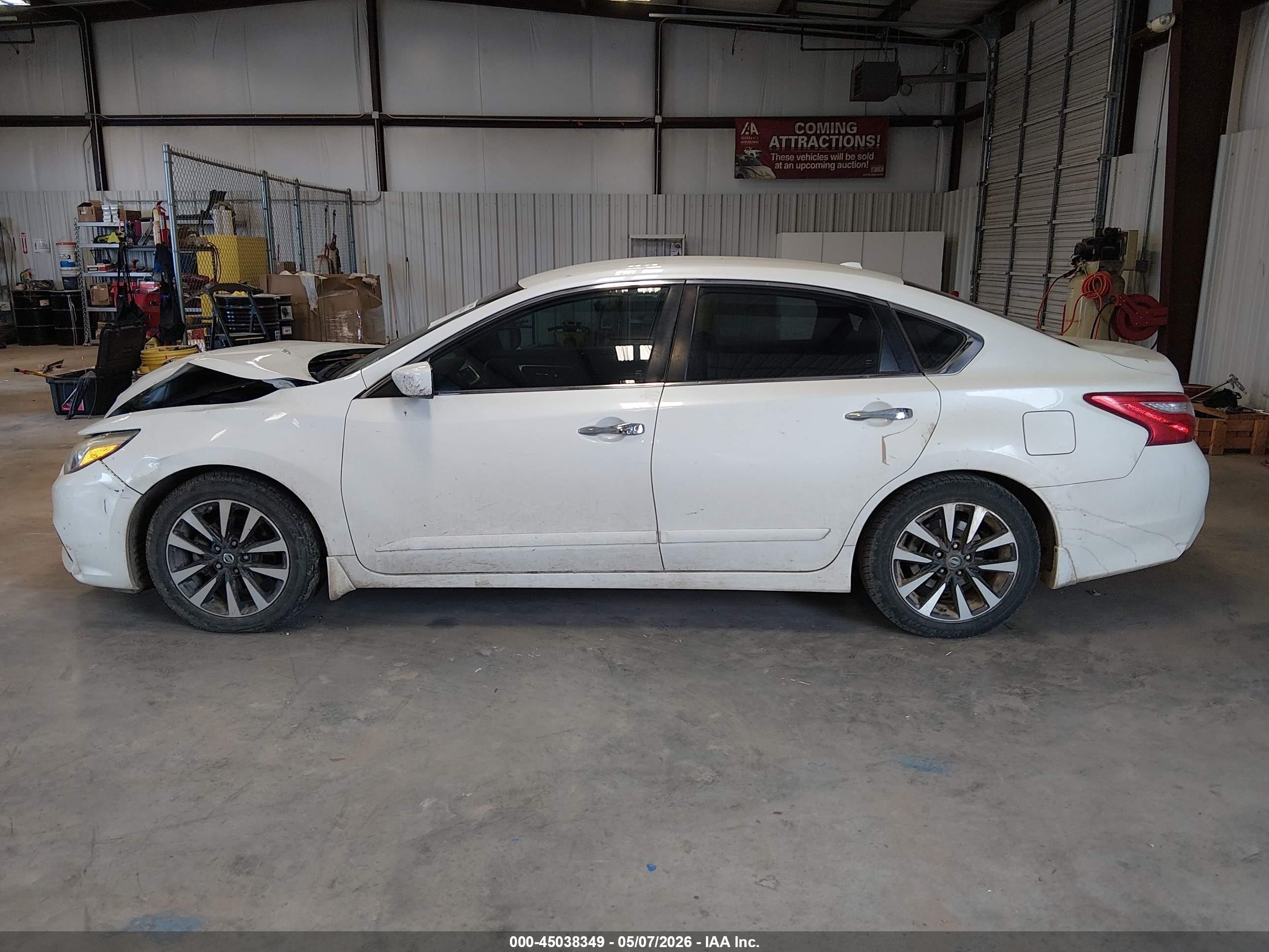 2016 Nissan Altima 2.5 Sv White vin: 1N4AL3AP6GC241696