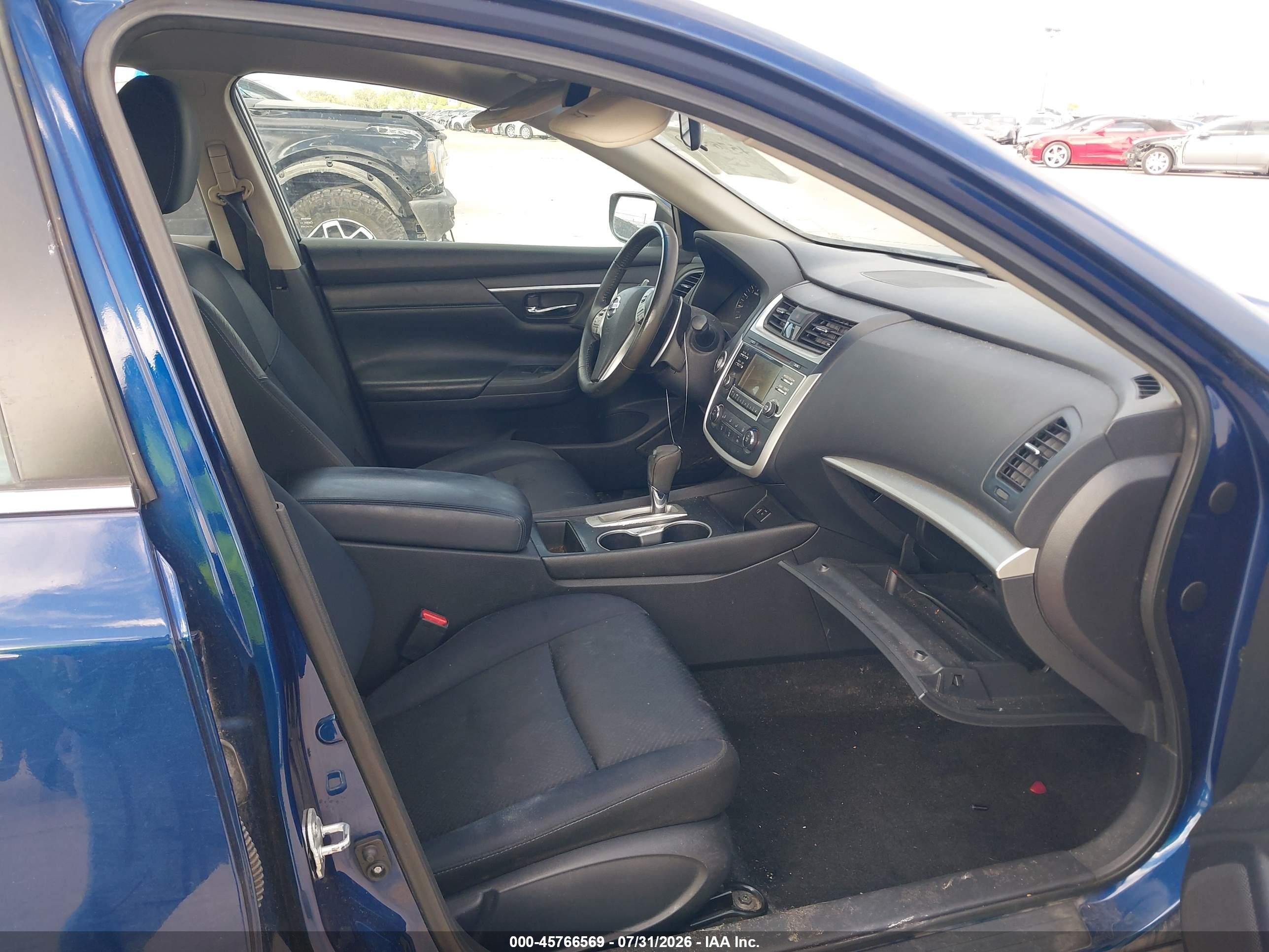 2016 Nissan Altima 2.5 Sr Blue vin: 1N4AL3AP6GC255033