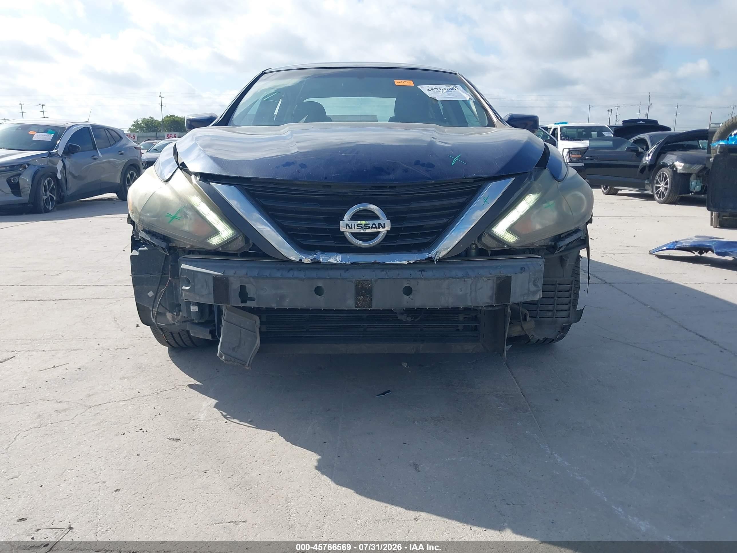 2016 Nissan Altima 2.5 Sr Blue vin: 1N4AL3AP6GC255033