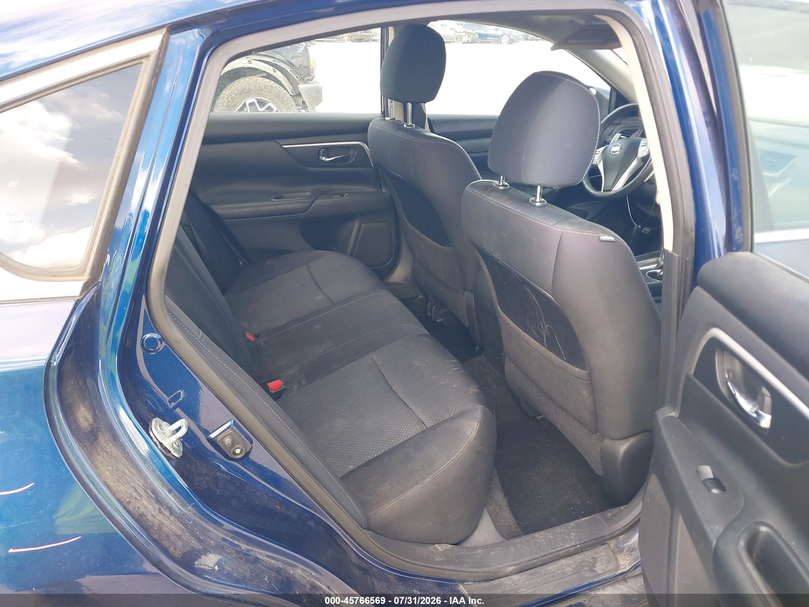 2016 Nissan Altima 2.5 Sr Blue vin: 1N4AL3AP6GC255033
