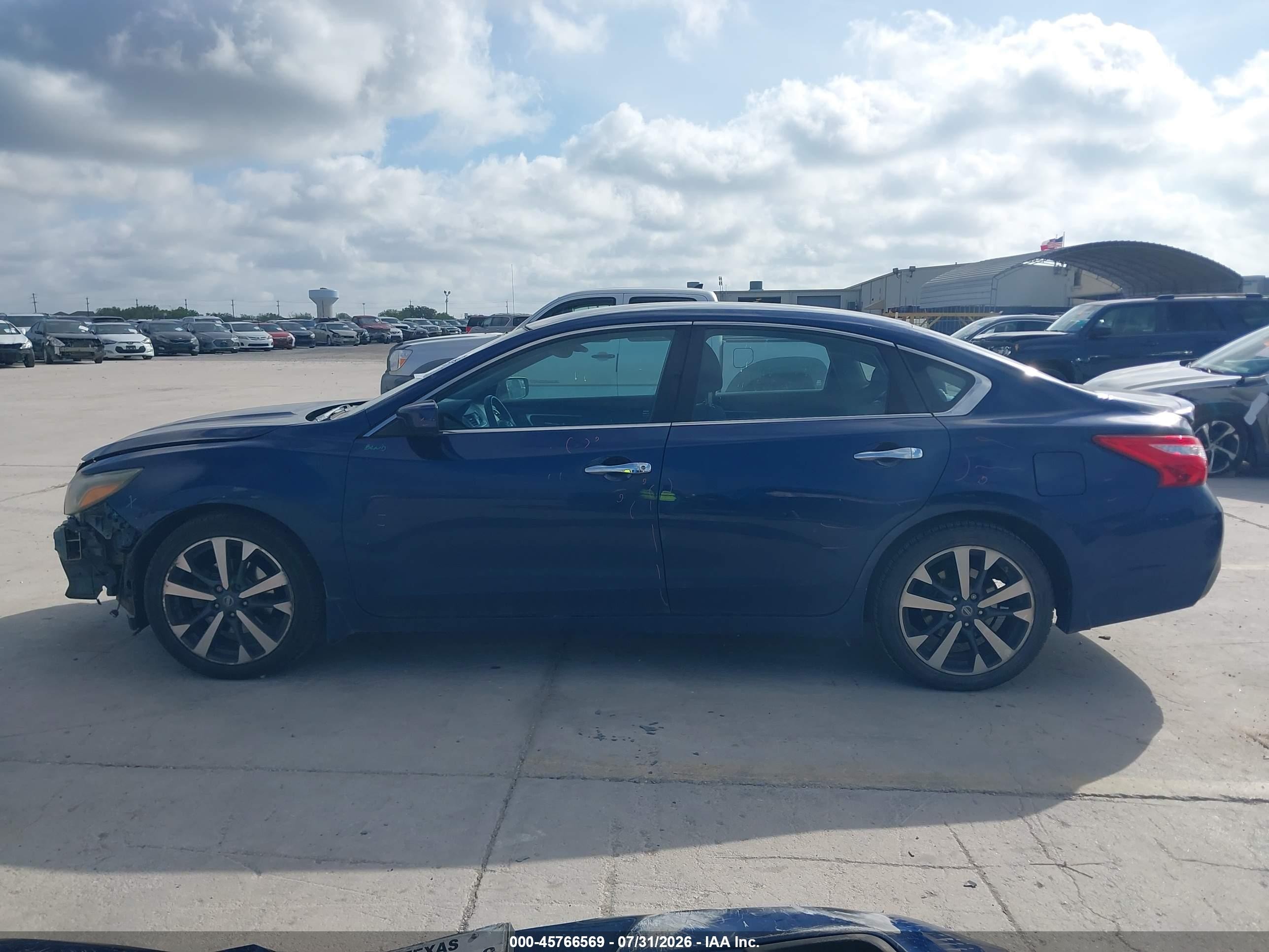 2016 Nissan Altima 2.5 Sr Blue vin: 1N4AL3AP6GC255033