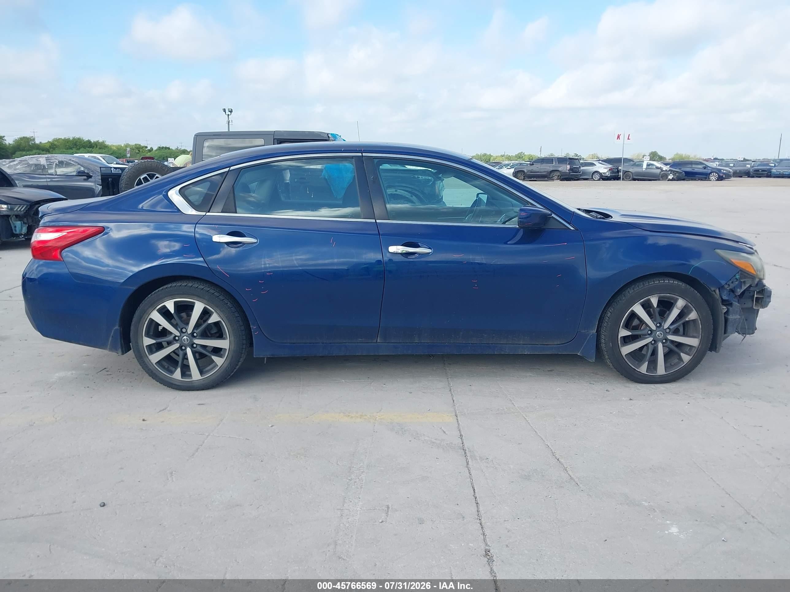 2016 Nissan Altima 2.5 Sr Blue vin: 1N4AL3AP6GC255033