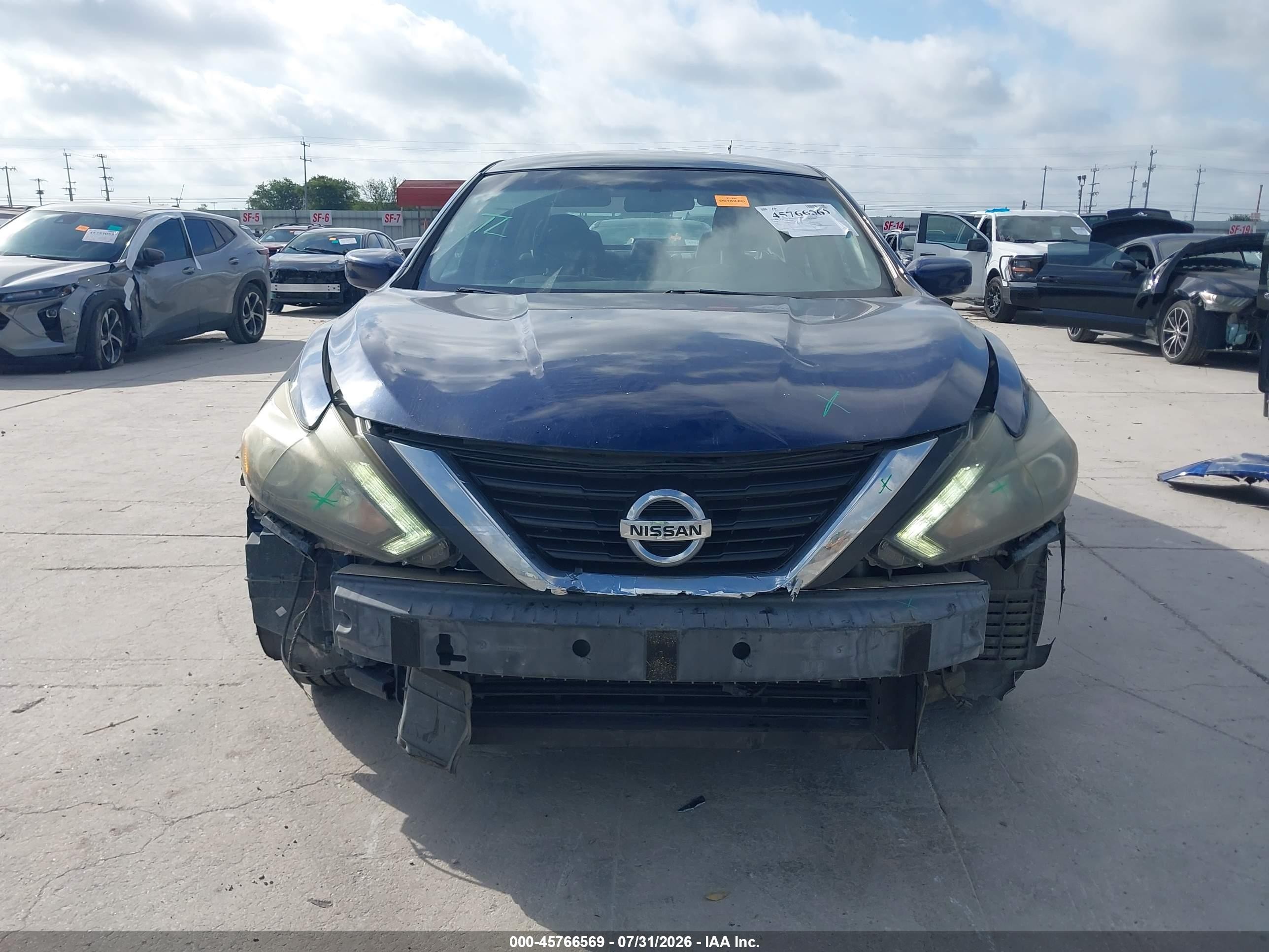 2016 Nissan Altima 2.5 Sr Blue vin: 1N4AL3AP6GC255033